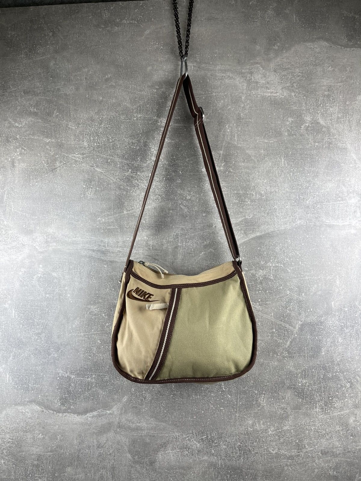 Nike Vintage 90s With Keychain Cotton Crossbody Bag