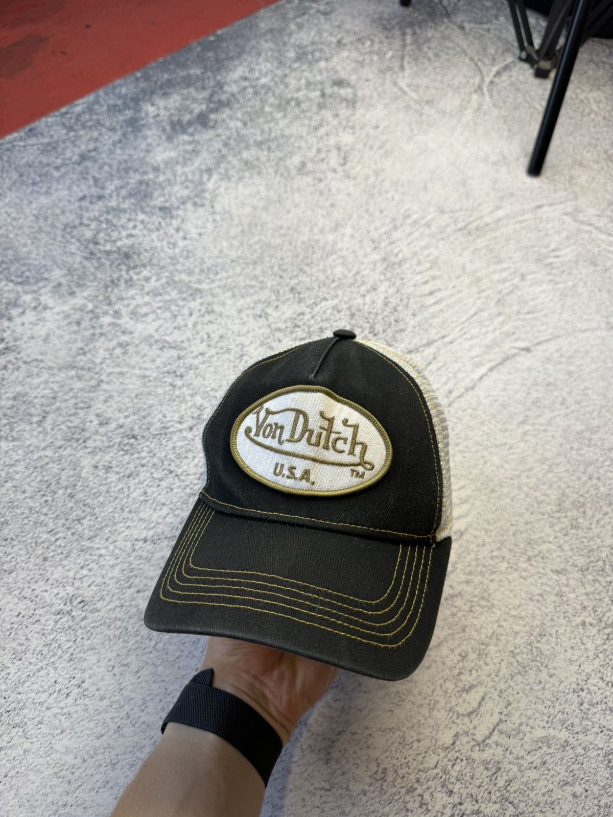 Von Dutch Vintage Von Dutch USA trucker cap hat Y2K Size ONE SIZE - 4 Thumbnail