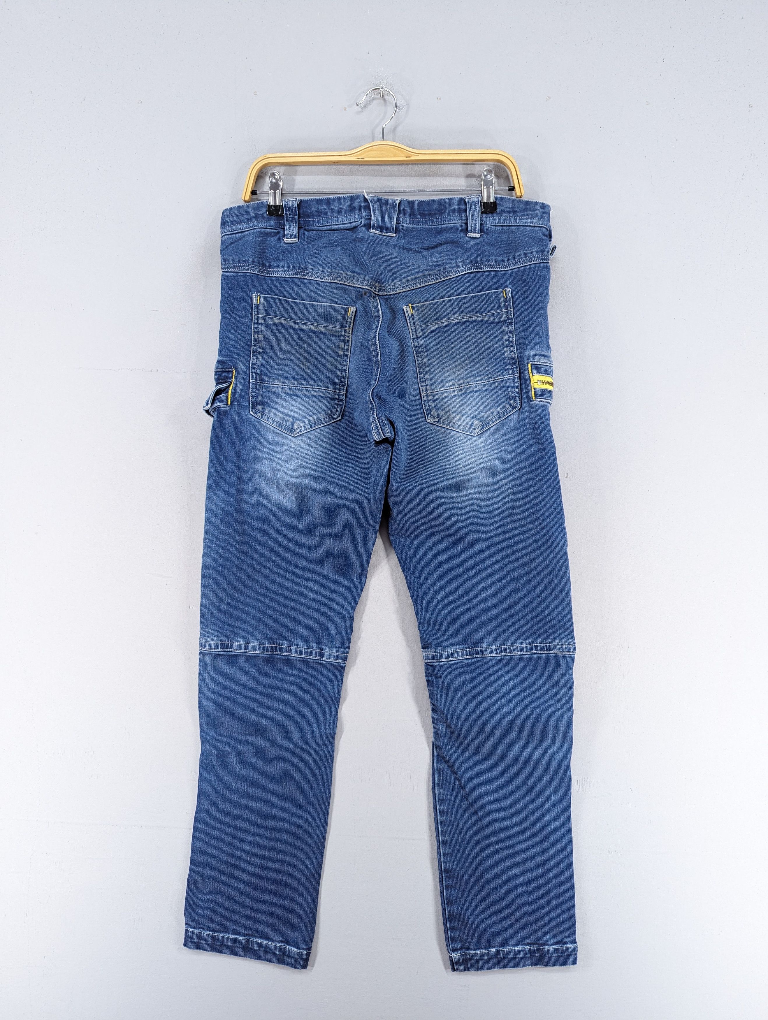 Japanese Brand Tora Toraichi Multipocket Cargo Style Jeans Size US 34 / EU 50 - 10 Thumbnail