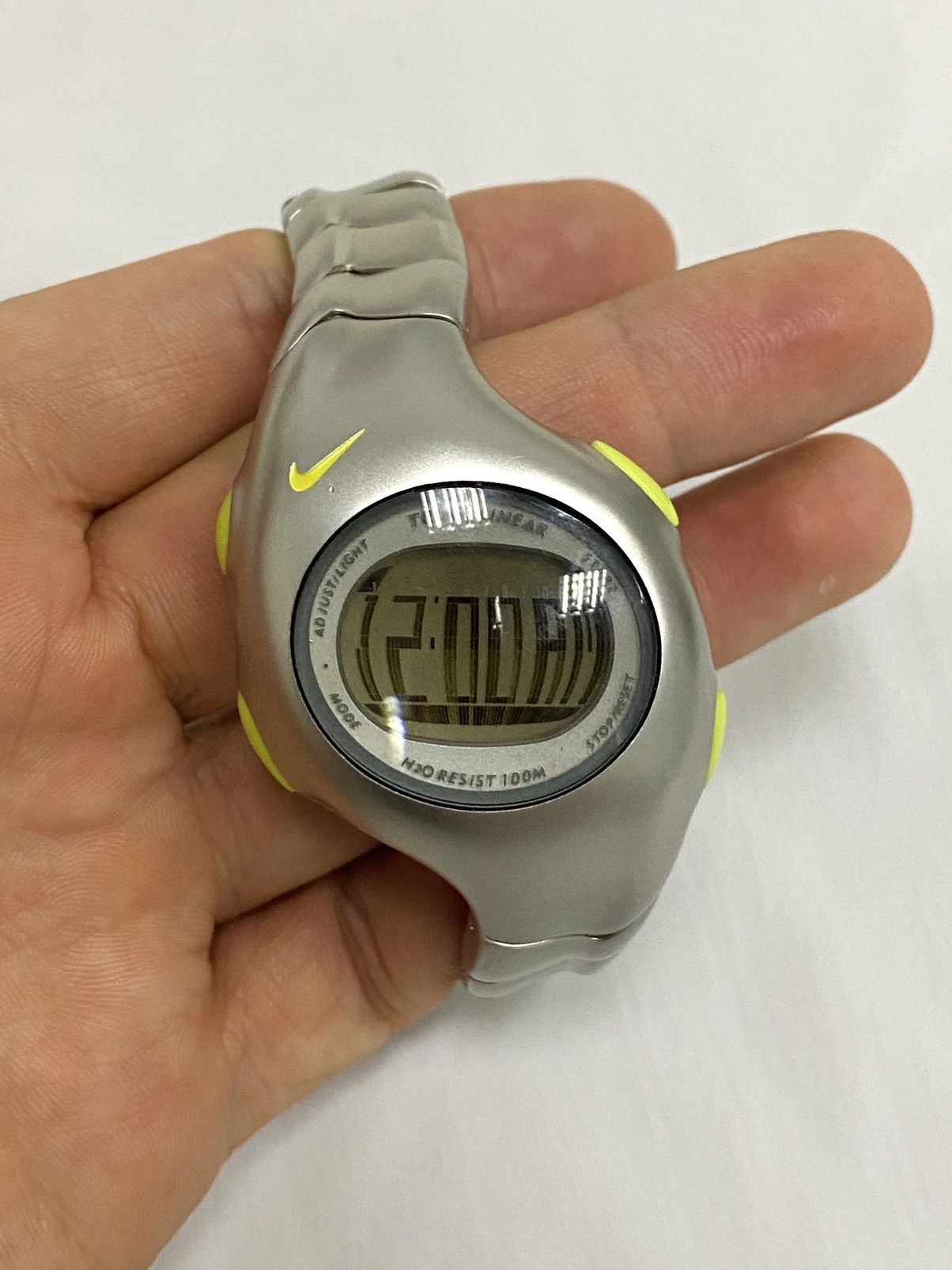image of Nike Triax Linear Full Armoured Wr0039 Y2K in Silver, Men's