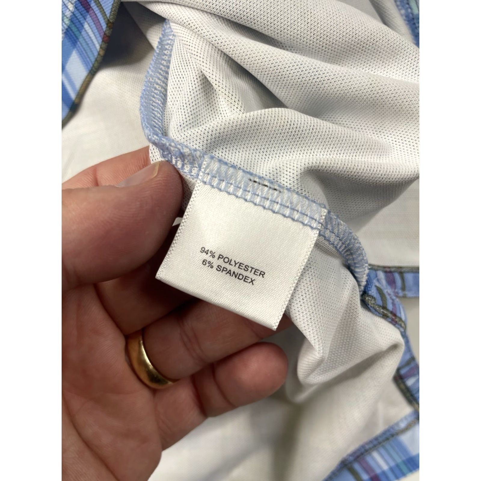 Peter Millar **Peter Millar Summer Comfort Men's Large Blue Plaid Polo** User: Peter Millar Summer Comfort Men's Large Blue Plaid Polo Size US L / EU 52-54 / 3 - 7 Thumbnail