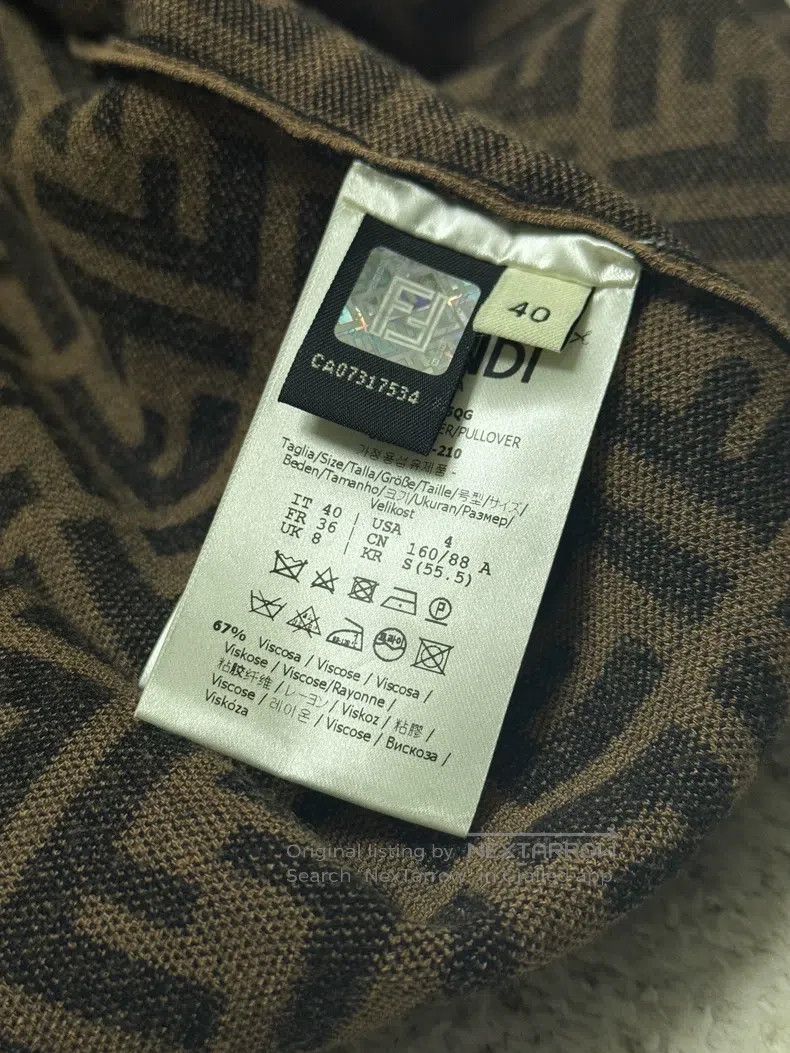 Fendi Fendi Old logo knitted short sleeve Size XS / US 0-2 / IT 36-38 - 3 Thumbnail