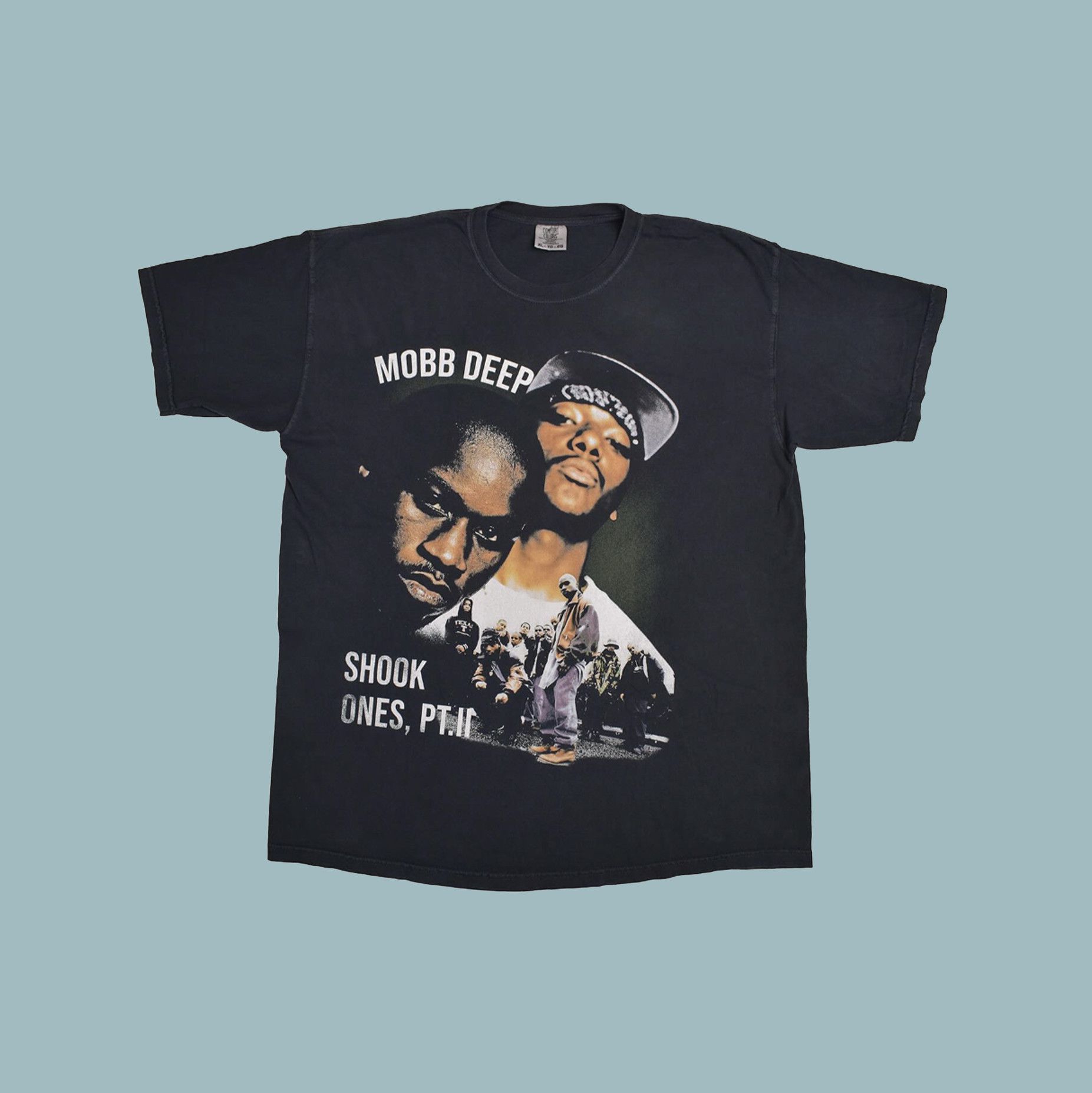 *RARE* MOBB DEEP SHOOK ONES PART. II (2) Vintage T-Shirt 90s