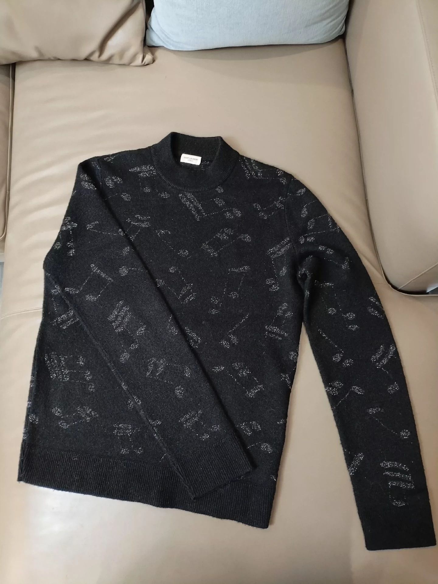 Saint Laurent Paris Saint Laurent Paris Note wool sweater Size US XL / EU 56 / 4 - 1 Thumbnail