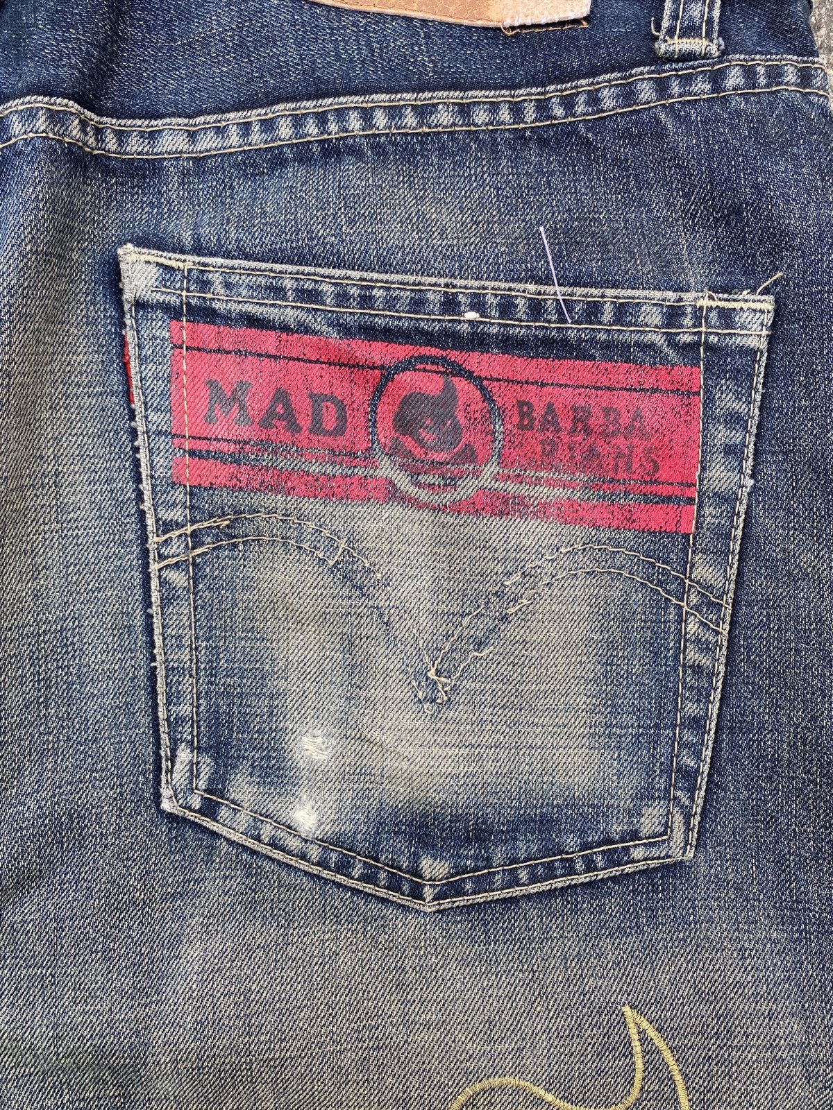 Barbarian × Levi's × Levi's Vintage Clothing Levi’s x Mad Barbarians Distressed Splatter Design Denim Size US 34 / EU 50 - 17 Thumbnail