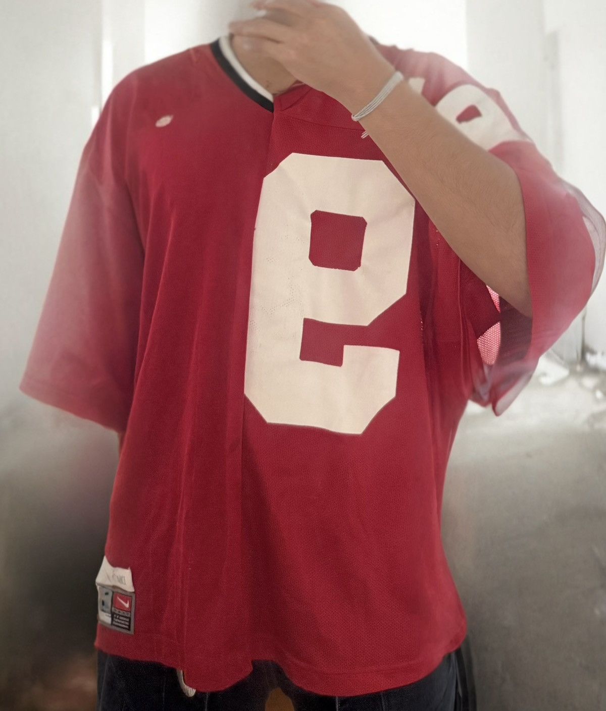 Nike Red Nike Double Stitched Jersey - Drop Editon Size US M / EU 48-50 / 2 - 6 Thumbnail