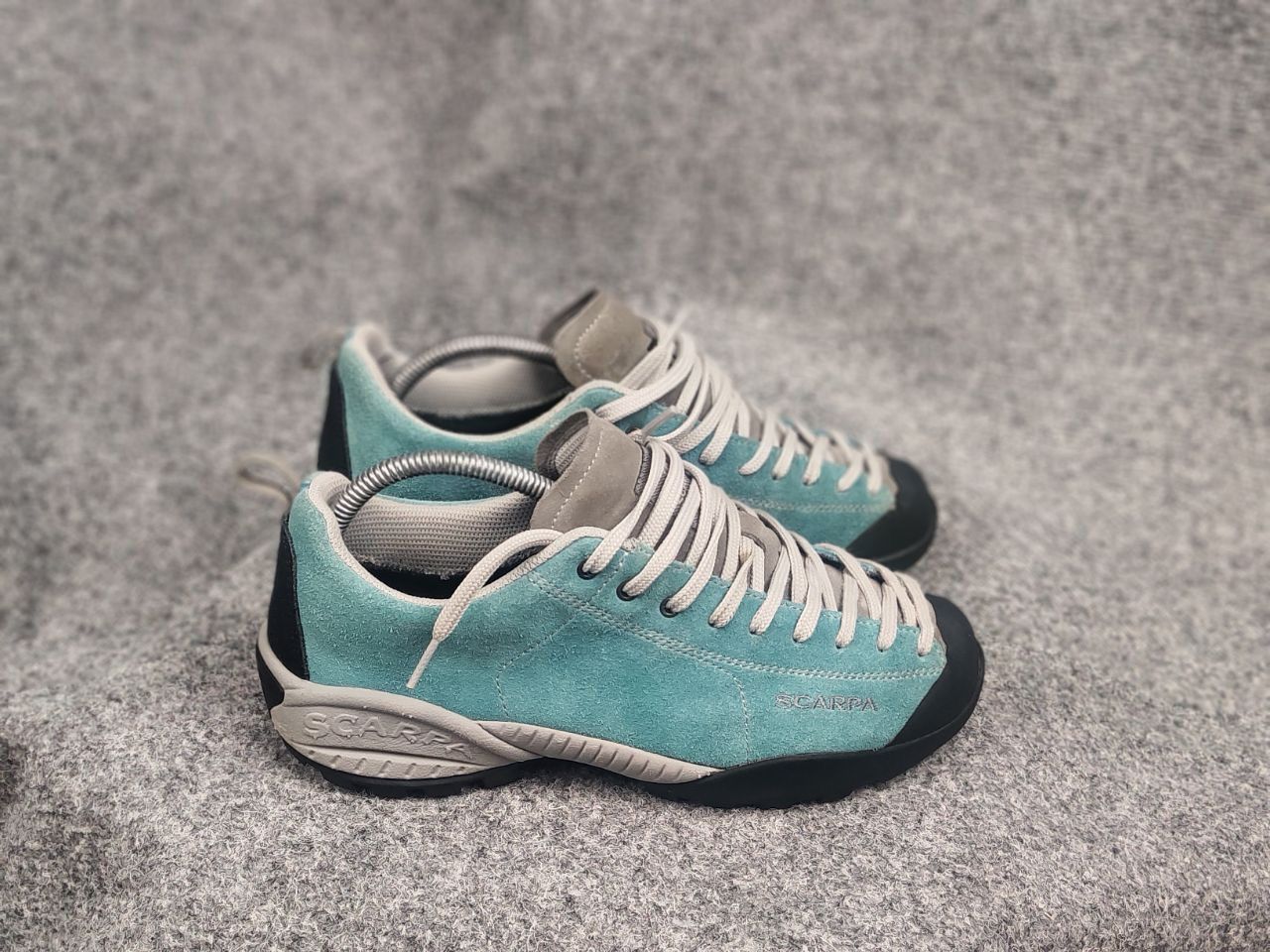 Vibram Scarpa Mojito gore-tex Sneaker Suede Leather Hiking Shoes Size US 6.5 / EU 39-40 - 6 Thumbnail