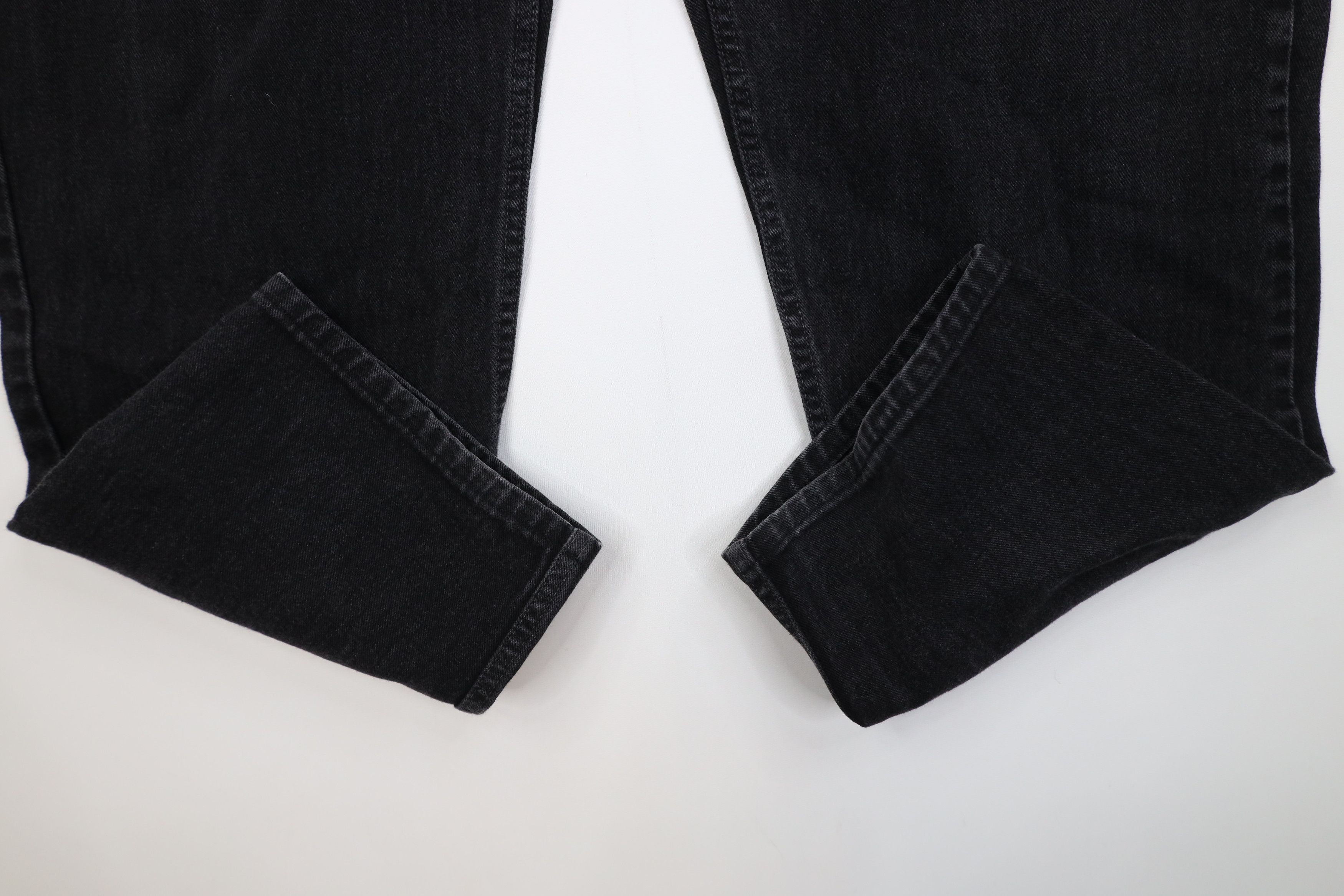 Levi's Vintage 90s Levis 550 Relaxed Fit Wide Leg Denim Jeans Black Size US 40 / EU 56 - 5 Thumbnail