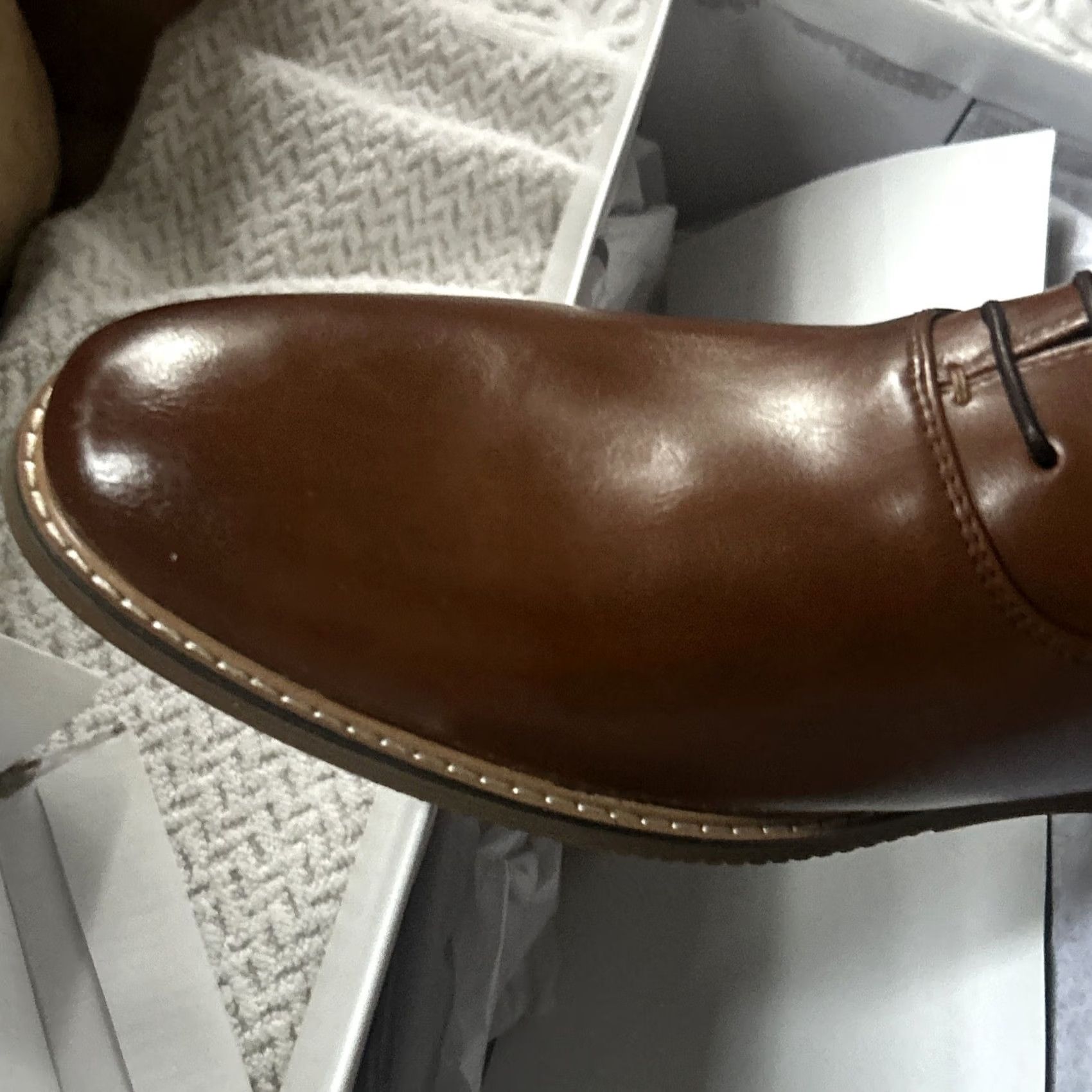 Steve Madden VINTAGE Steve Madden Nunan Dress Shoes Oxford Leather Brown 13 Mens Shoes Size US 13 / EU 46 - 5 Thumbnail
