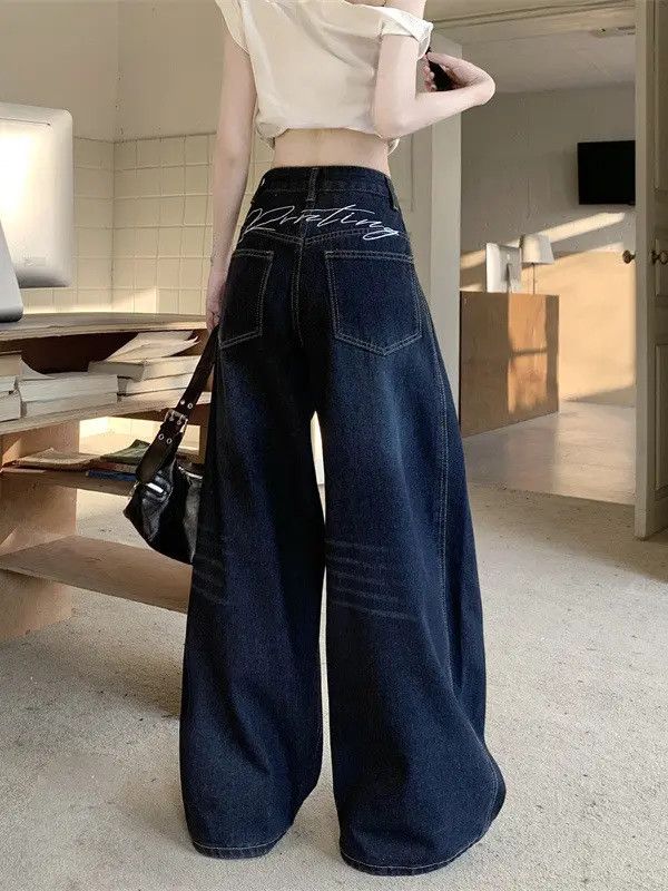 Japanese Brand Retro loose hip-hop micro flared jeans Size US 32 / EU 48 - 3 Thumbnail