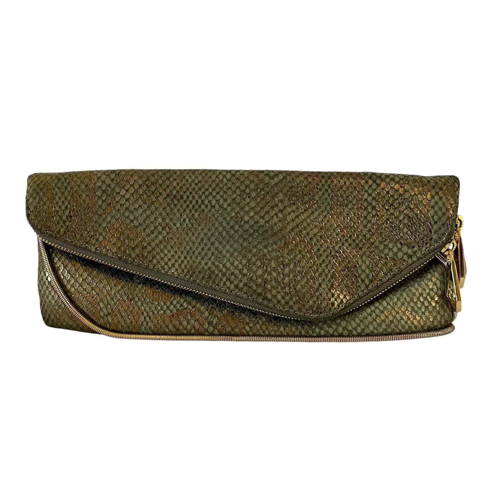 Henri Bendel Henri Bendel Debutante Slim Snake Print Clutch Evening Bag Size ONE SIZE - 1 Thumbnail
