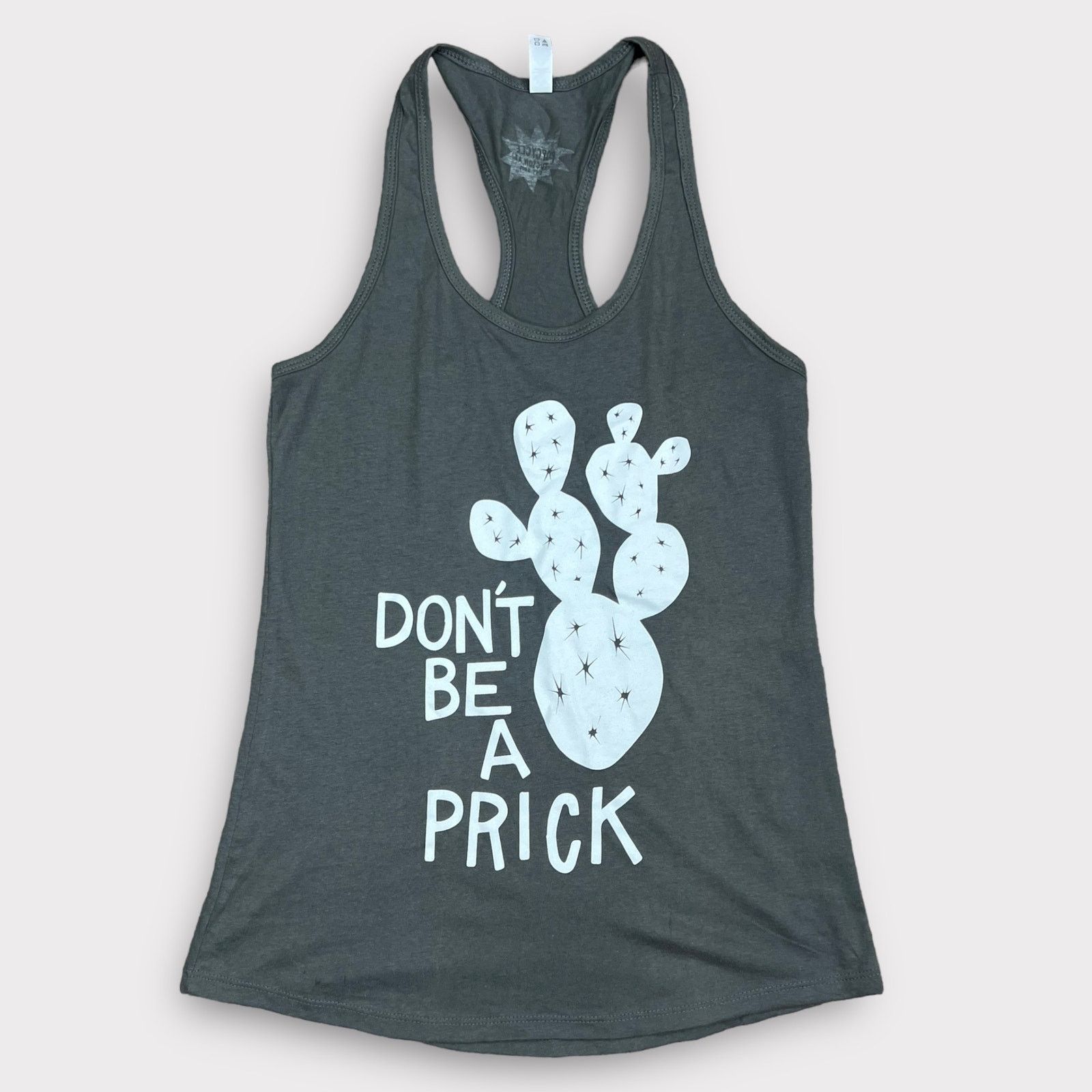 Vintage Vintage Tee | “DON’T BE A PRICK “ Racer Back Tank Top Size S / US 4 / IT 40 - 8 Thumbnail