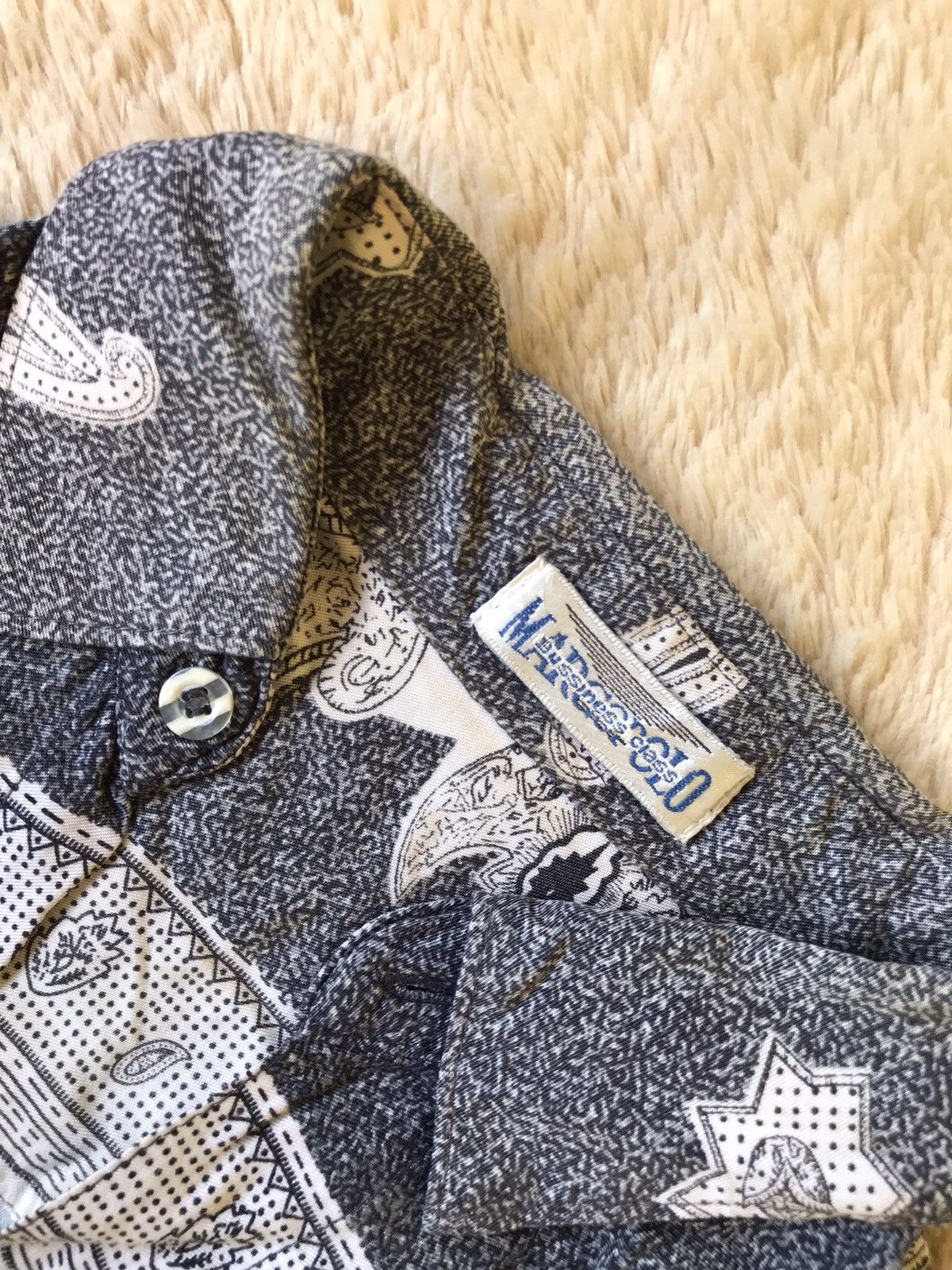 Marc O'Polo × Vintage Vintage Marcopolo Business Class Short Shirt Button Up Size US L / EU 52-54 / 3 - 7 Thumbnail
