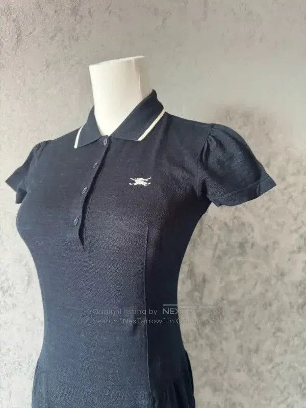 Burberry Burberry Black Cotton Short Sleeve Dress. Size S / US 4 / IT 40 - 4 Thumbnail