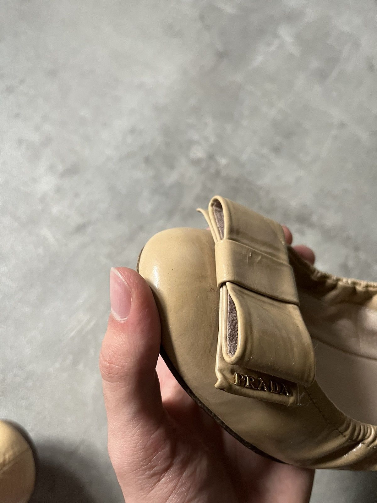 Prada Prada ballet yellow cream vintage women shoes Size US 9.5 / IT 39.5 - 16 Thumbnail