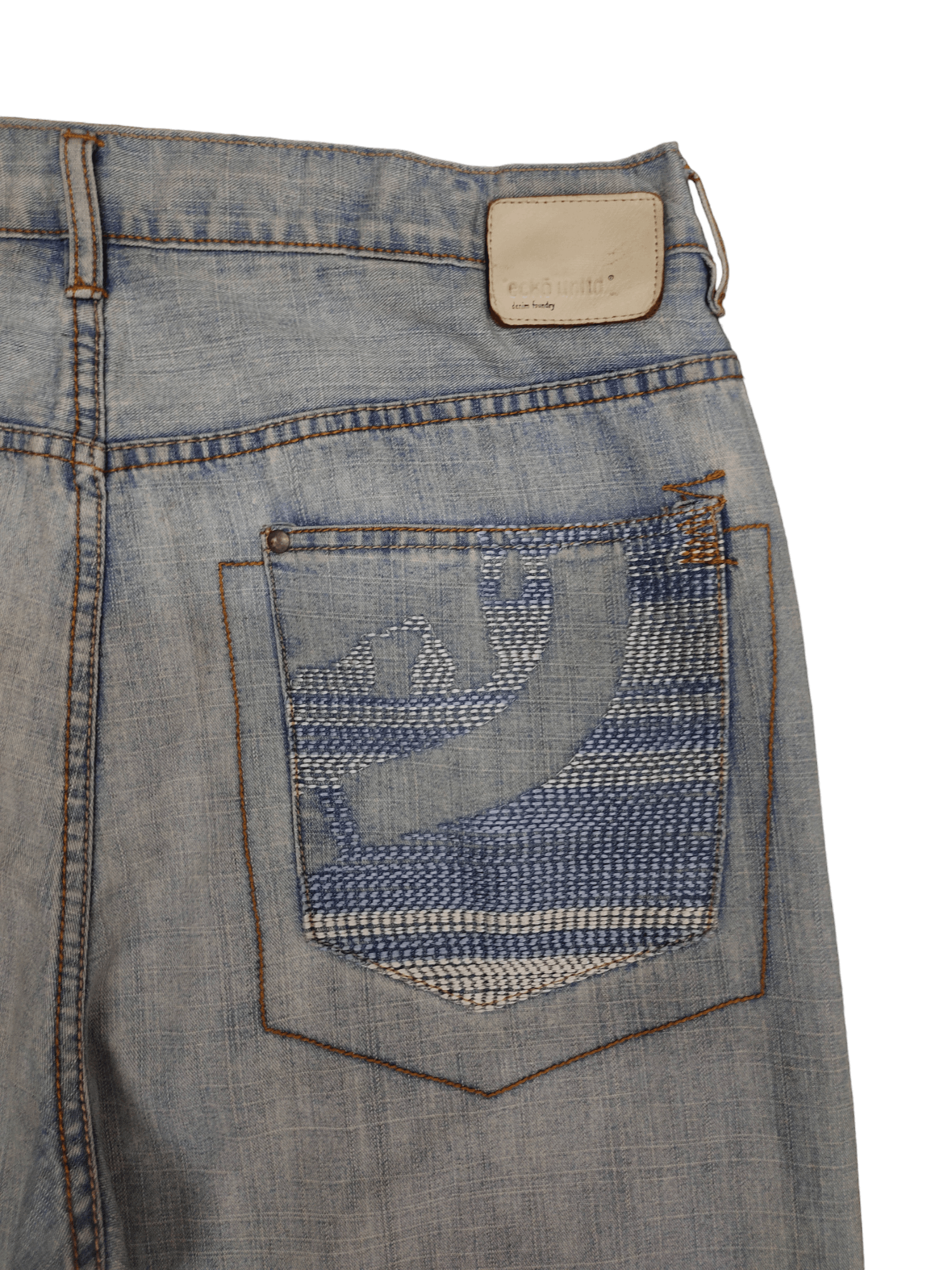 Ecko Unltd. Baggy Jeans Ecko Embroidered Pocket Denim Wide Y2k Jnco Size US 38 / EU 54 - 3 Thumbnail