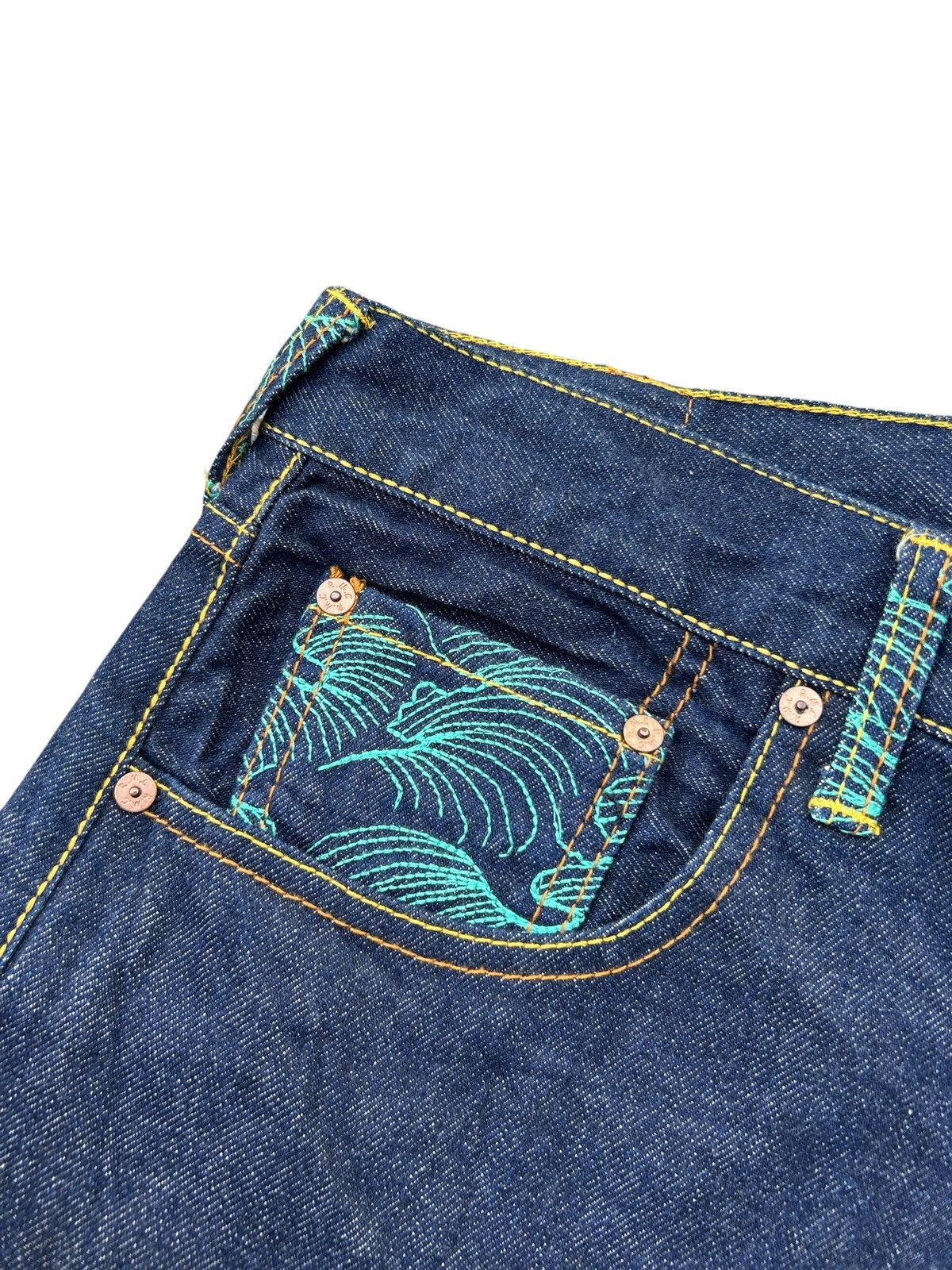 Japanese Brand × Kapital × RMC Jeans Red Monkey Company RMC Martin Ksohoh Distressed Denim Jeans Size US 42 / EU 58 - 7 Thumbnail