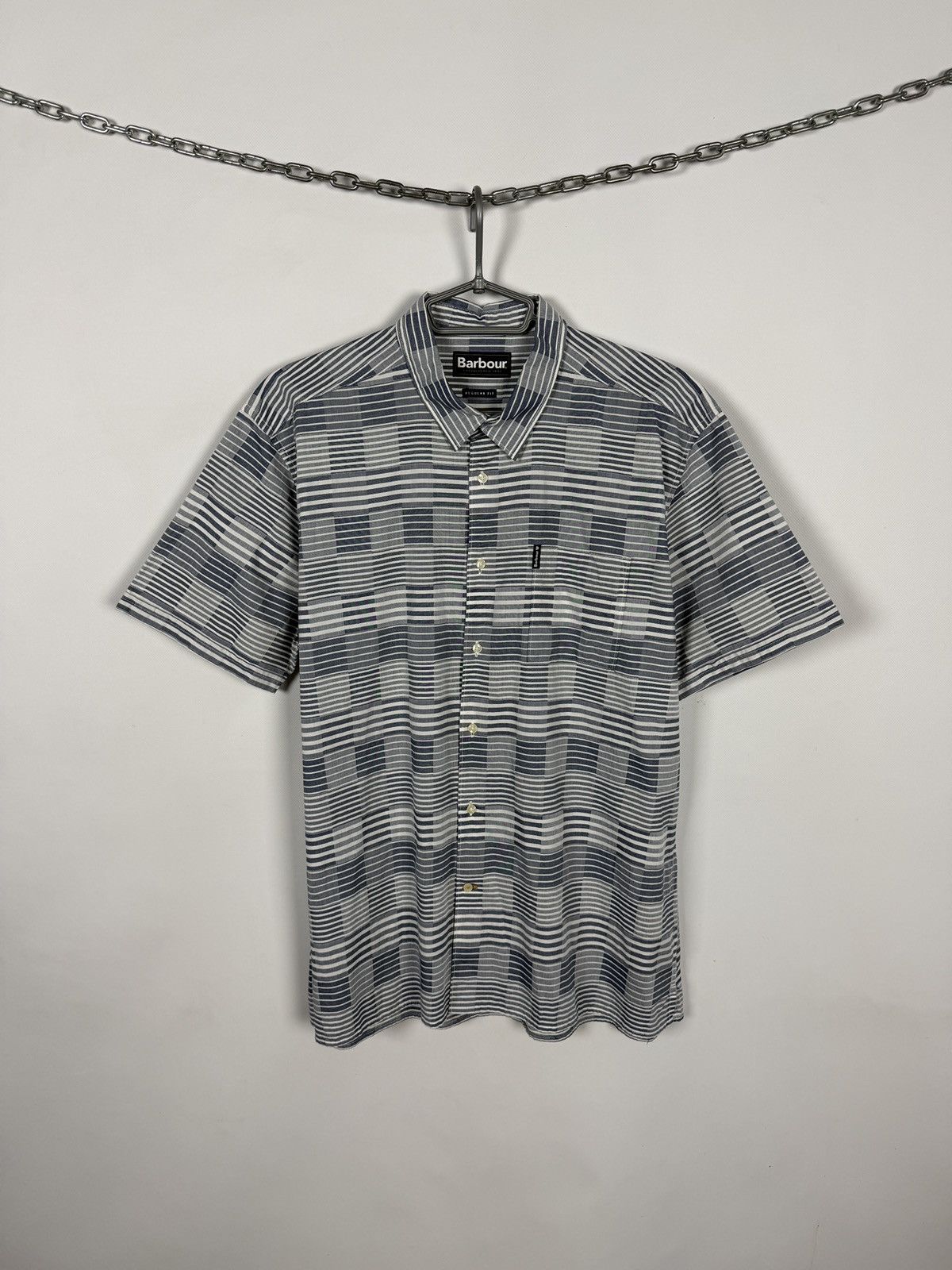 Barbour Men’s Barbour Stackpole Short Sleeve Shirt Button Up Size L Size US L / EU 52-54 / 3 - 1 Thumbnail
