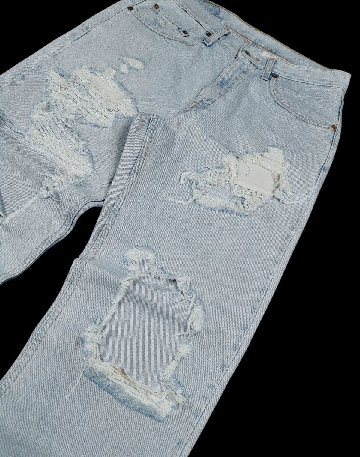 Levi's Thrashed Levi’s Jeans, Size 33x35 Size US 33 - 3 Thumbnail