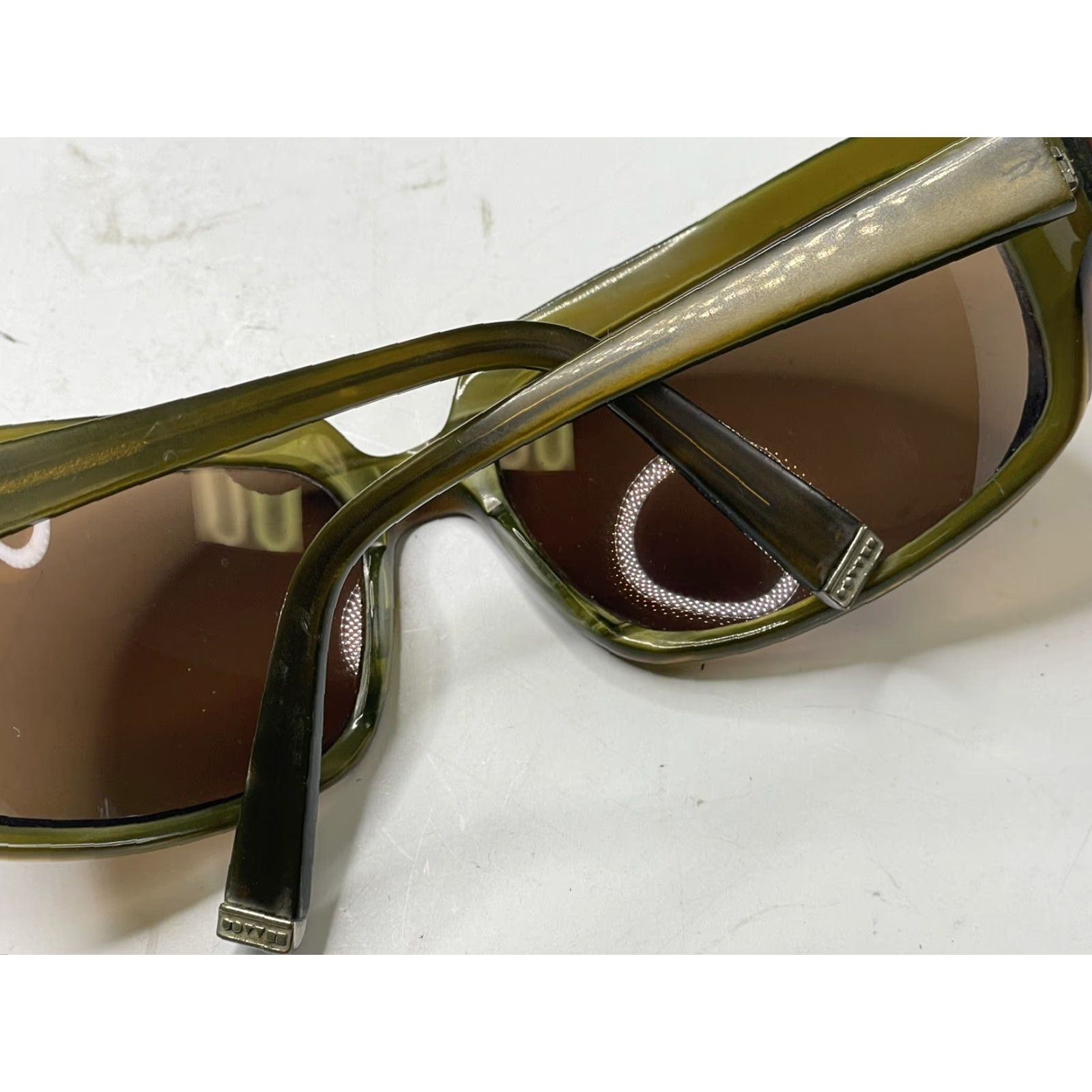 Oliver Peoples VINTAGE Oliver Peoples Bella Donna JAS Women Designer Oversized Sunglasses 64◻17-120 Brown Brown 120 mm Womens Sunglasses Size ONE SIZE - 7 Thumbnail