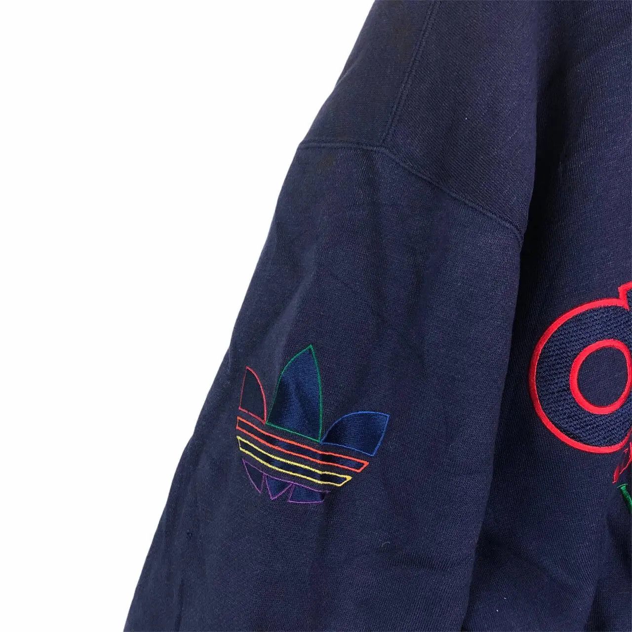 Adidas Vintage ADIDAS ORIGINALS Trefoil Hoodie Jacket 3 Stripes Size US L / EU 52-54 / 3 - 4 Thumbnail