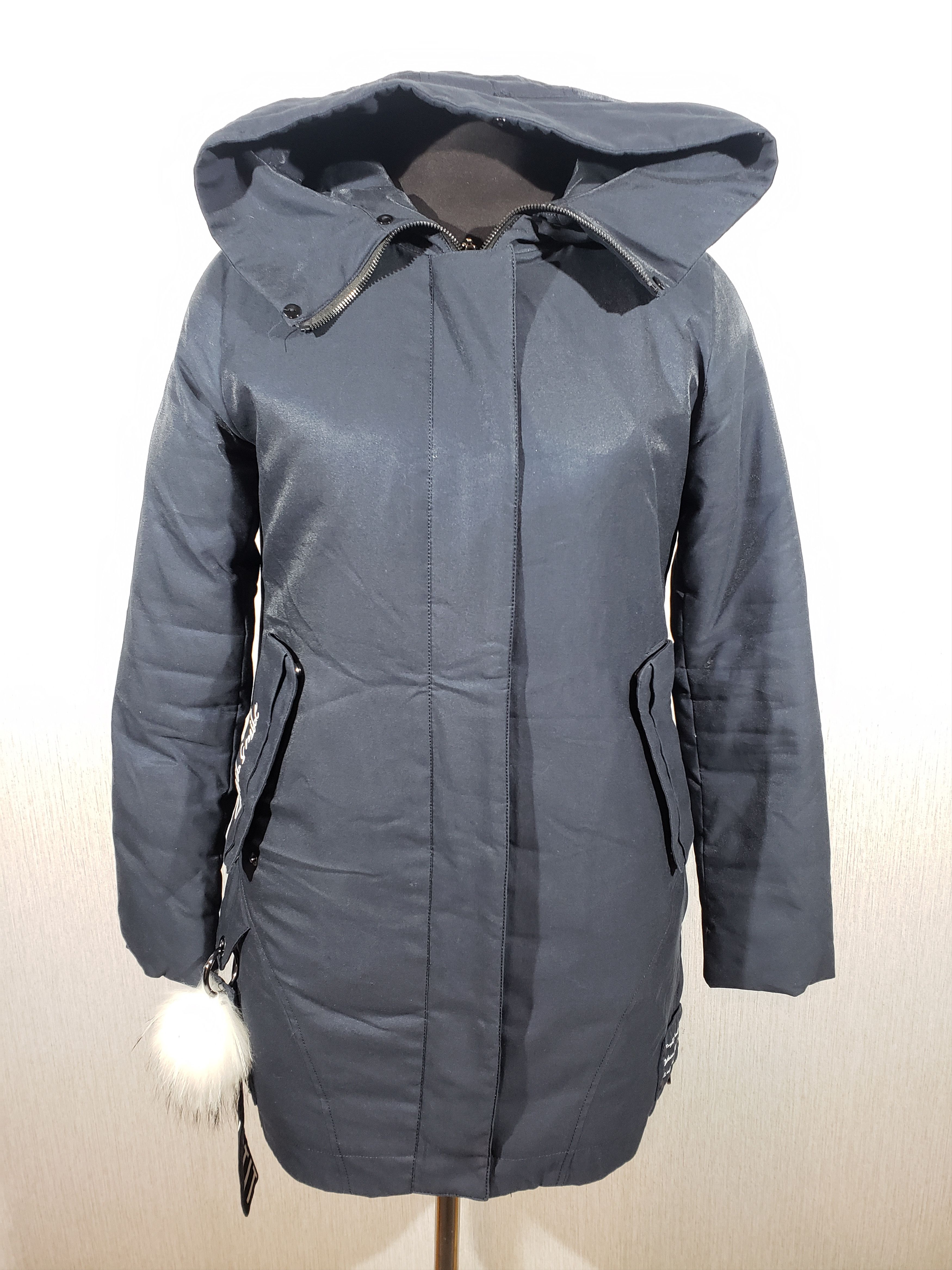 Designer Reliable women's blue jacket with a hood. Size M / US 6-8 / IT 42-44 - 1 Thumbnail