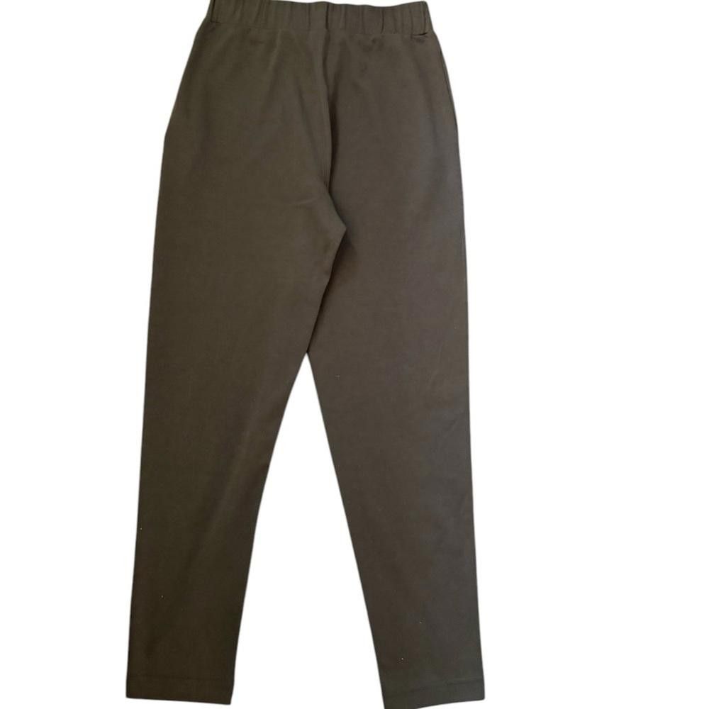 Max Mara Max Mara Leisure Pesca Cotton Jersey Joggers in Khaki Sz M Size 32" / US 10 / IT 46 - 7 Thumbnail