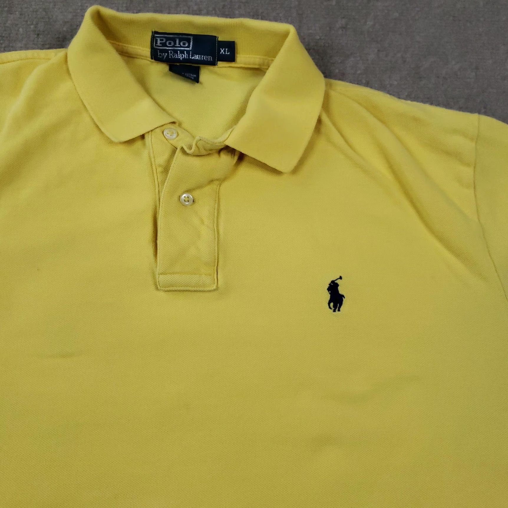 Polo Ralph Lauren Polo Ralph Lauren Shirt Mens XL Yellow Short Sleeve Pique Cotton Size US XL / EU 56 / 4 - 7 Thumbnail
