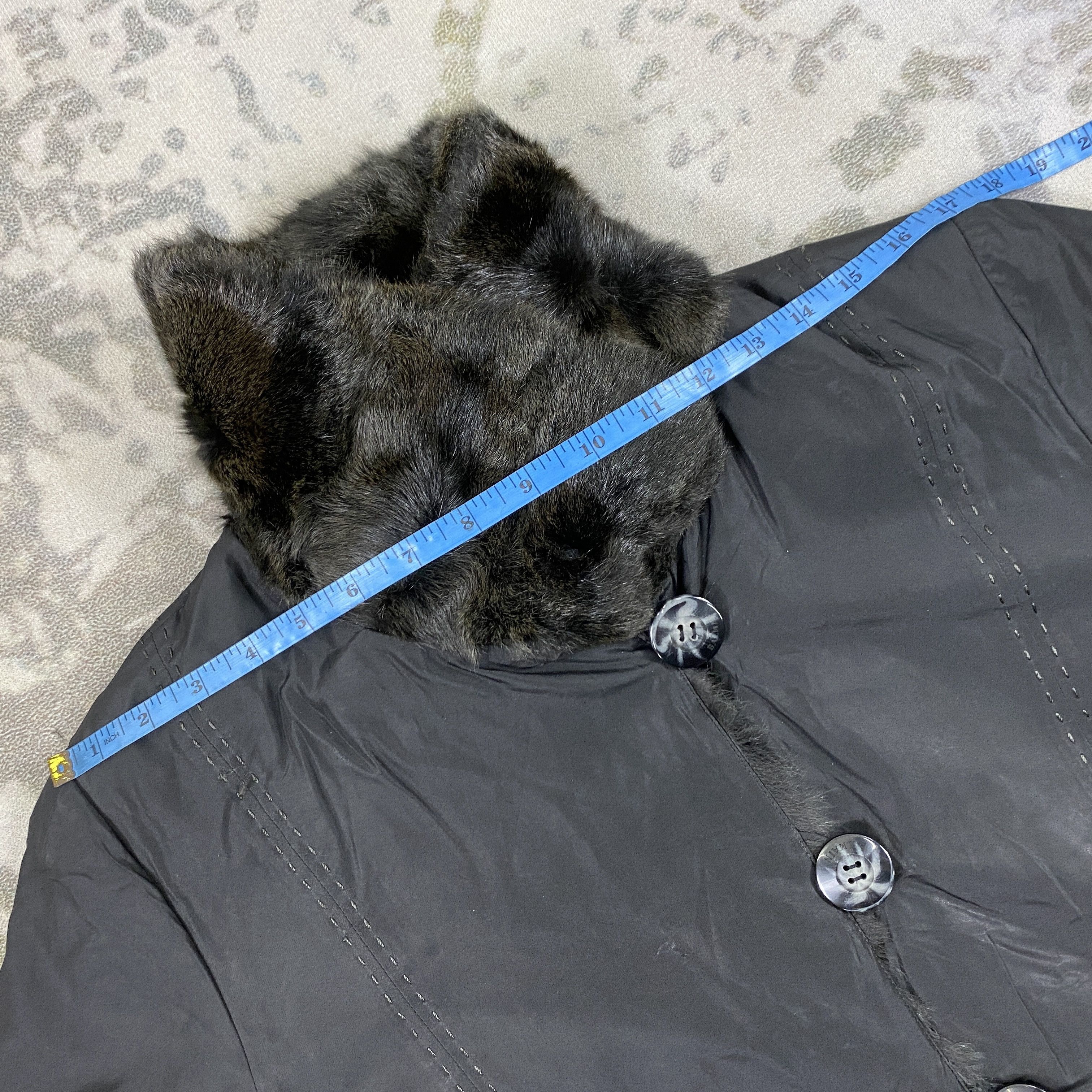 If Six Was Nine Vintage Balmain Paris Fur Riversible Long Coat Jacket- J447 Size US L / EU 52-54 / 3 - 10 Thumbnail