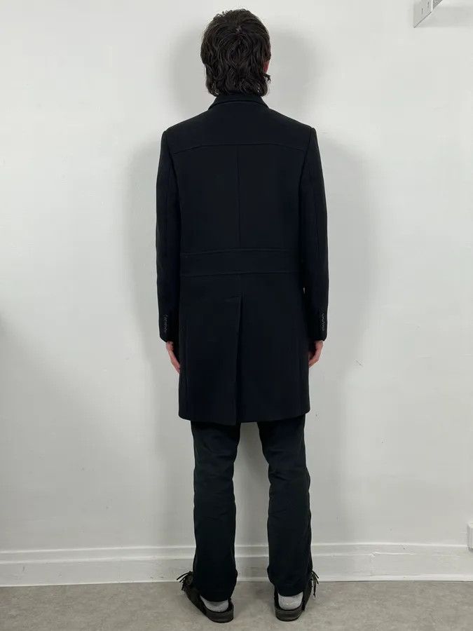 Dior AW2006 Dior Black Buttoned Officer Wool Long Coat by Hedi Slimane Size US M / EU 48-50 / 2 - 3 Thumbnail