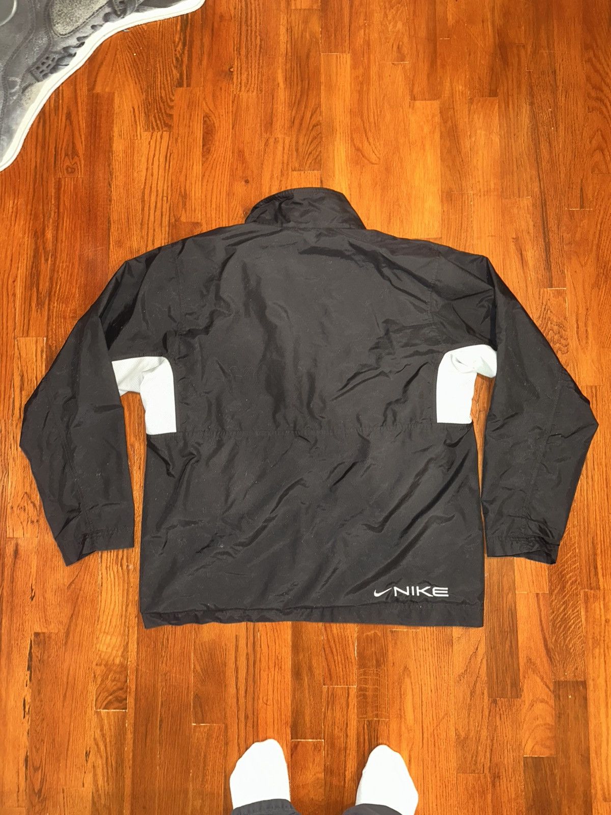 Nike × Vintage Vintage Y2K Black Nike Windbreaker Jacket Size US L / EU 52-54 / 3 - 2 Thumbnail