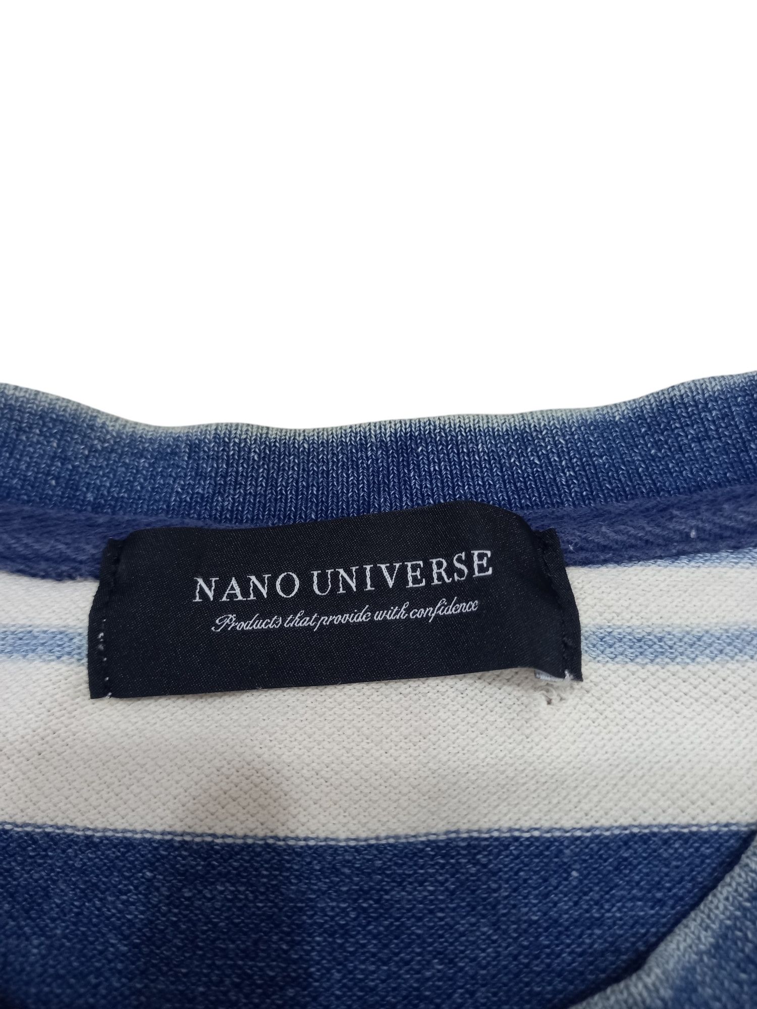 NANO universe Nano Universe Retro Stripe Tee Size US L / EU 52-54 / 3 - 3 Thumbnail