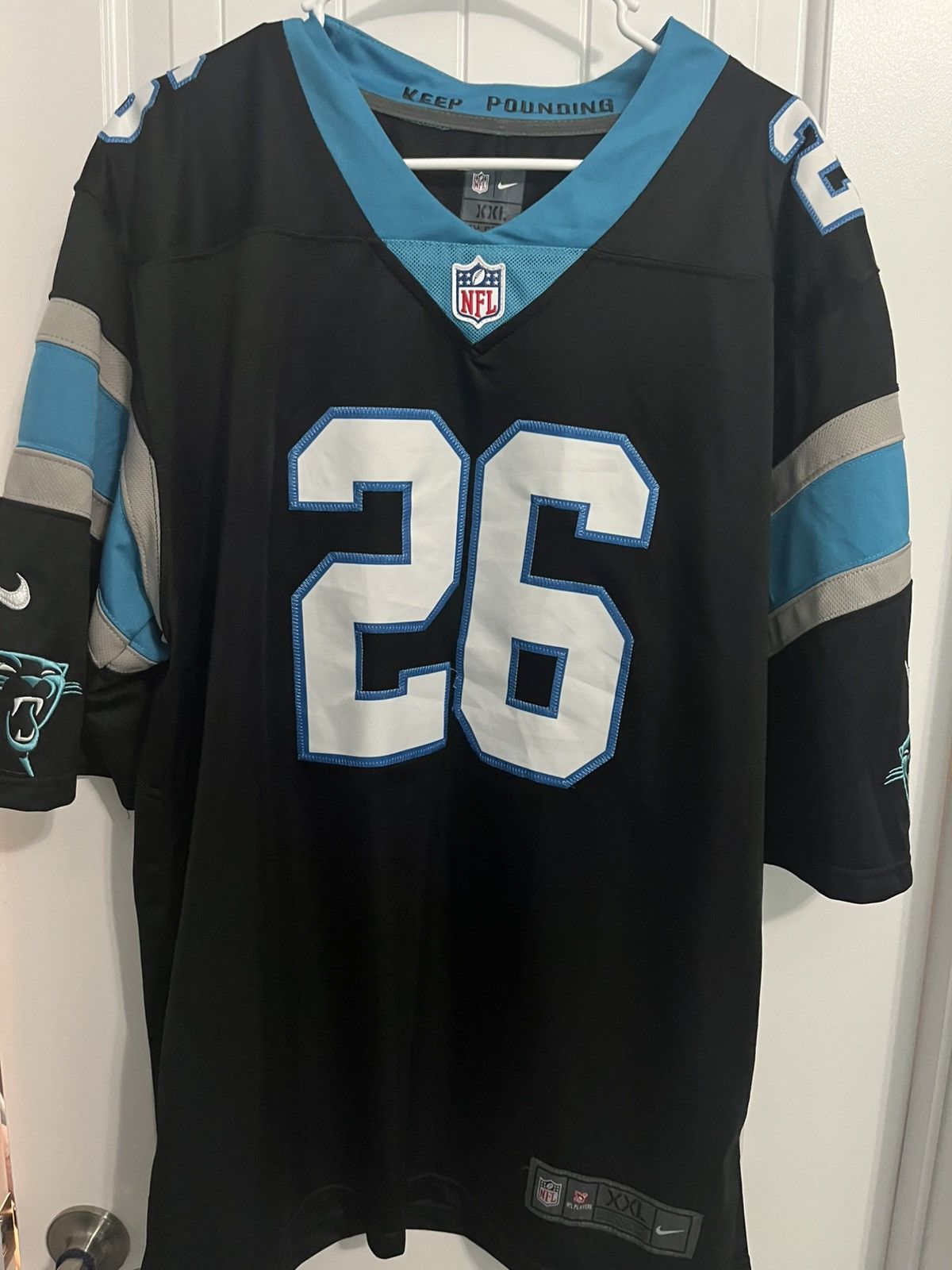 Nike Carolina Panthers Donte Jackson #26 Nike jersey Size US XXL / EU 58 / 5 - 1 Thumbnail