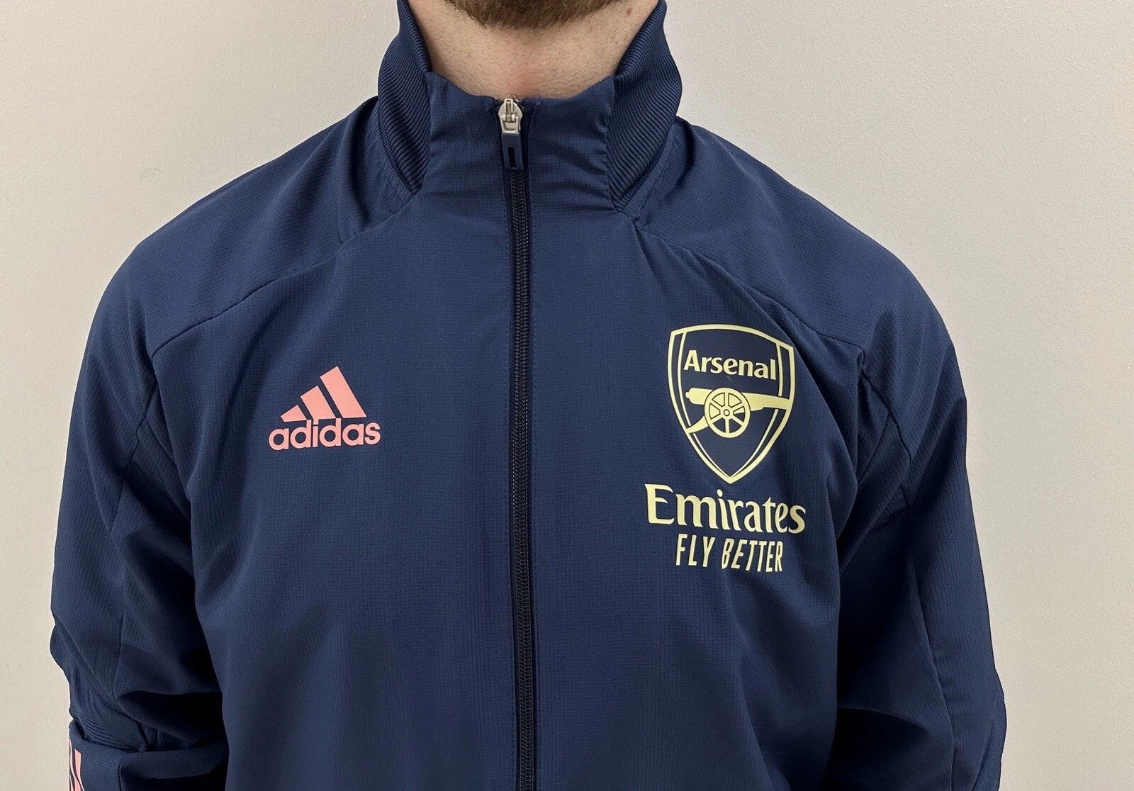 Adidas Arsenal 2020 2021 Presentation Jacket Track Football Soccer Size US M / EU 48-50 / 2 - 2 Thumbnail