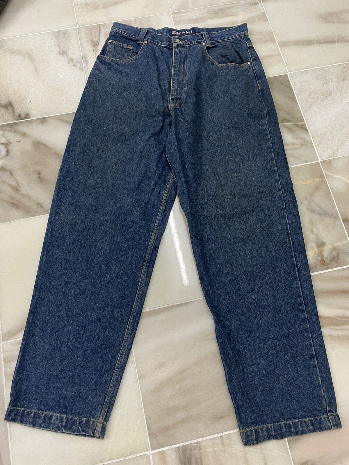 Karl Kani × Vintage Vintage Karl Kani Baggy Streetwear Jeans Size US 34 / EU 50 - 2 Thumbnail