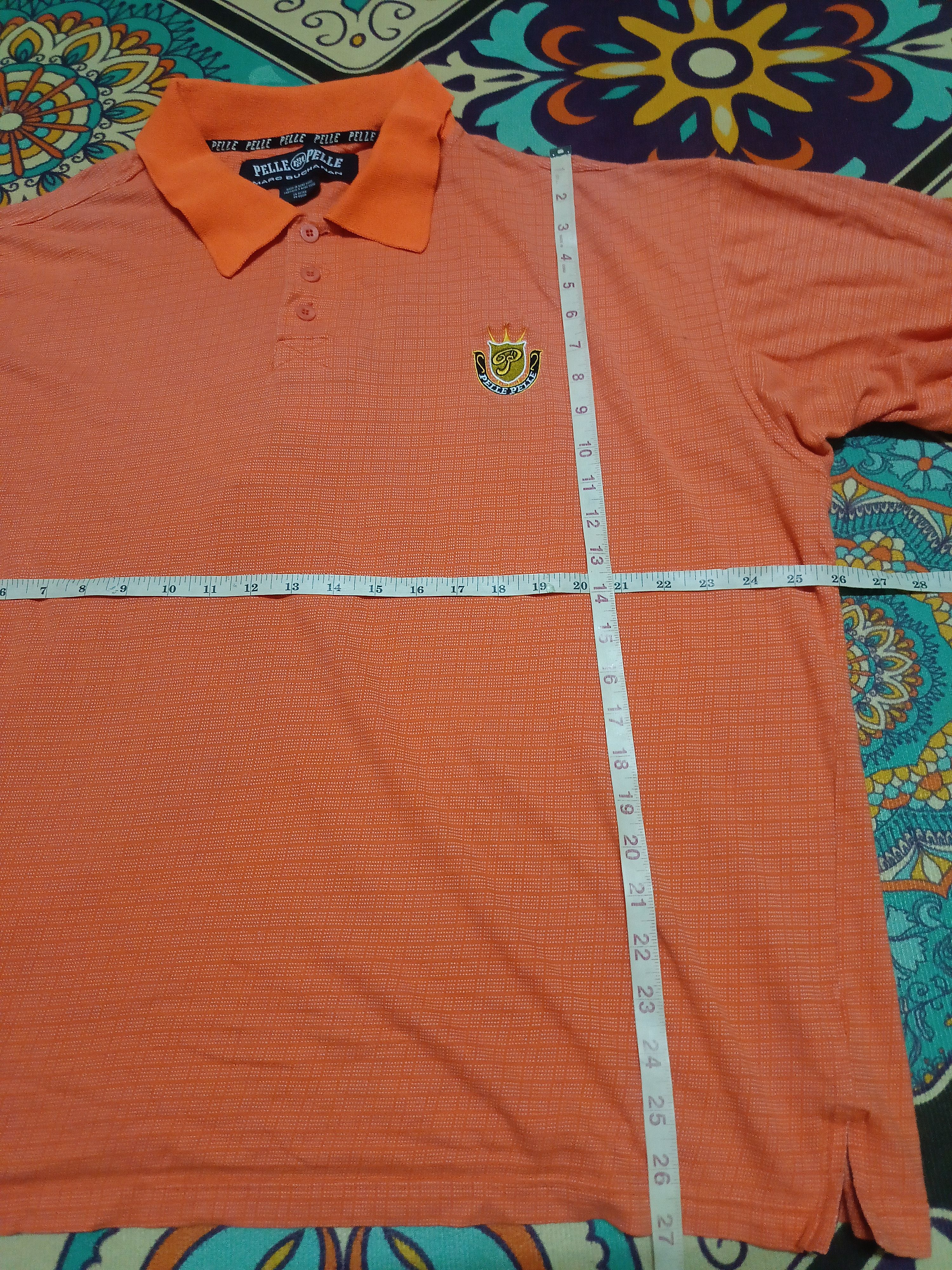 Marc Buchanan × Pelle Pelle × Rap Tees Pelle Pelle Marc Buchanan Big logo Collar shirt Size US L / EU 52-54 / 3 - 6 Thumbnail