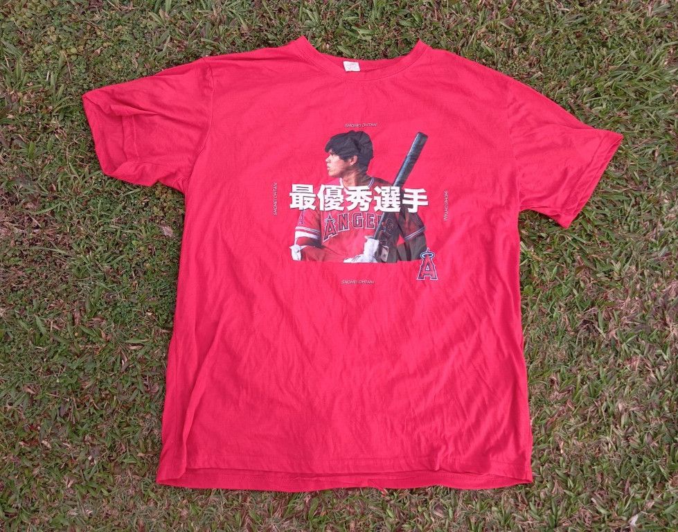 MLB Shohei Ohtani 🎌 MLB Baseball Player Tshirt ⚾ Size US XL / EU 56 / 4 - 2 Thumbnail