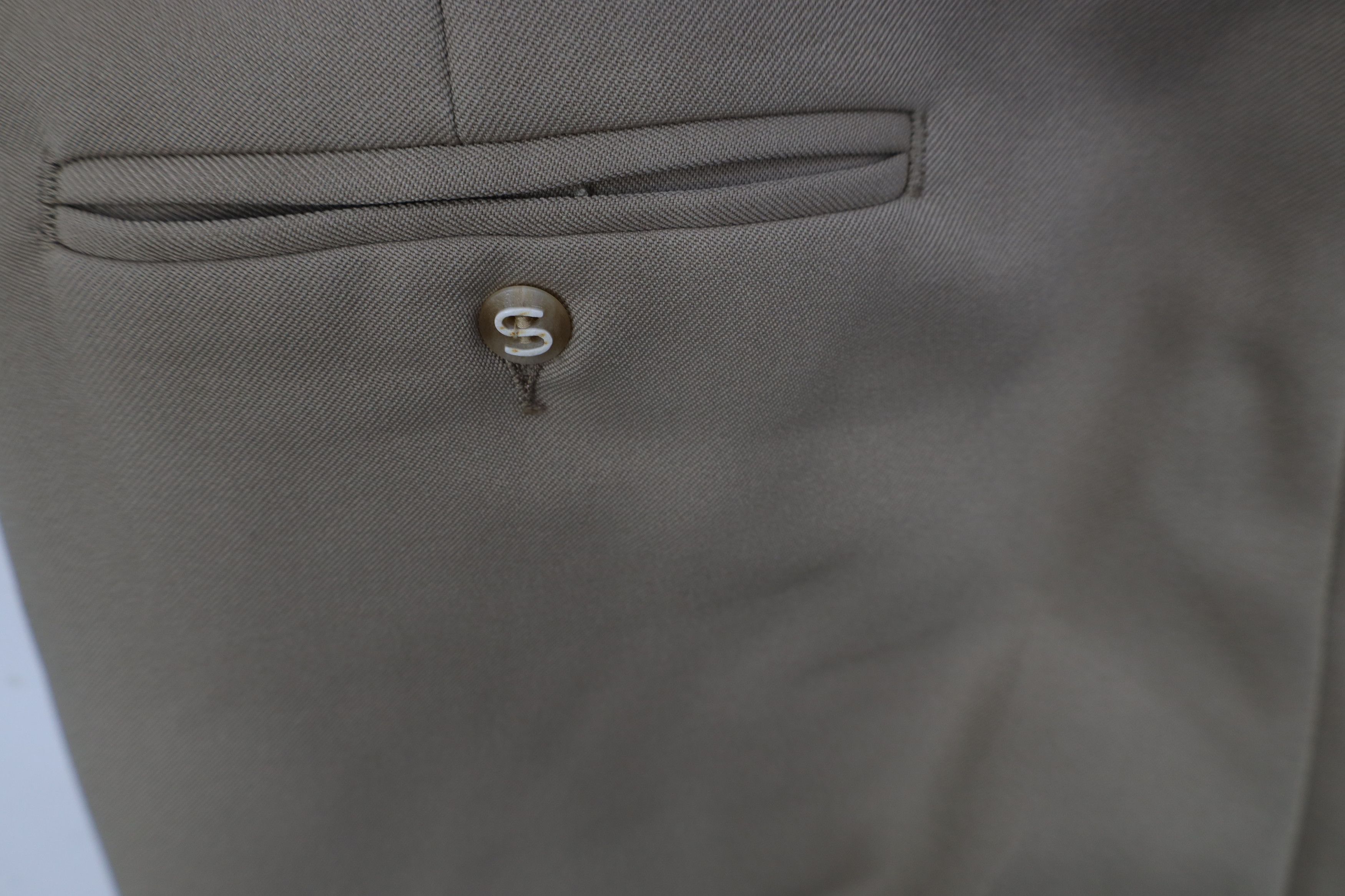 Vintage Vintage 70s Streetwear Flared Wide Leg Chino Pants Beige USA Size US 34 / EU 50 - 12 Thumbnail
