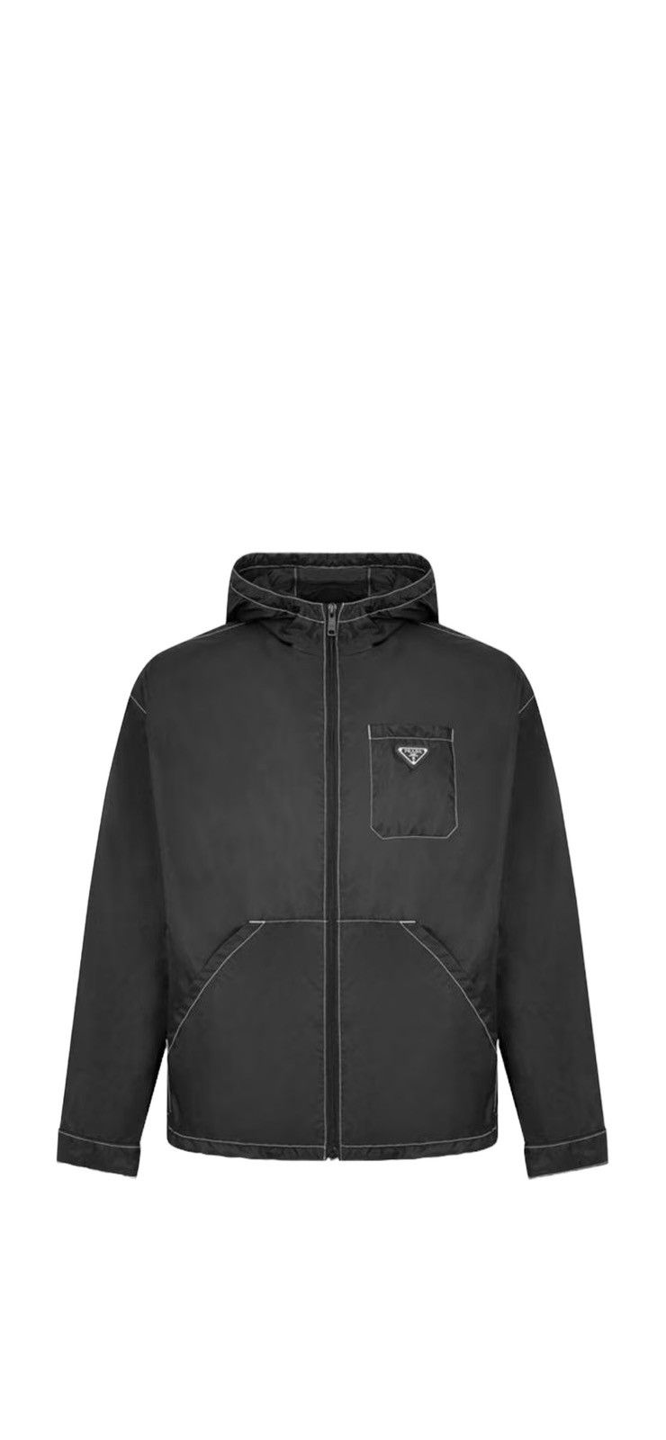 image of Prada Blouson Zip Jacket in Black, Men's (Size XL)