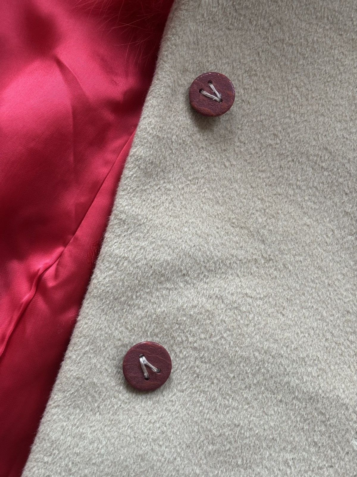Versace FW1999 Fox Collar Angora Wool Coat Size US S / EU 44-46 / 1 - 6 Thumbnail