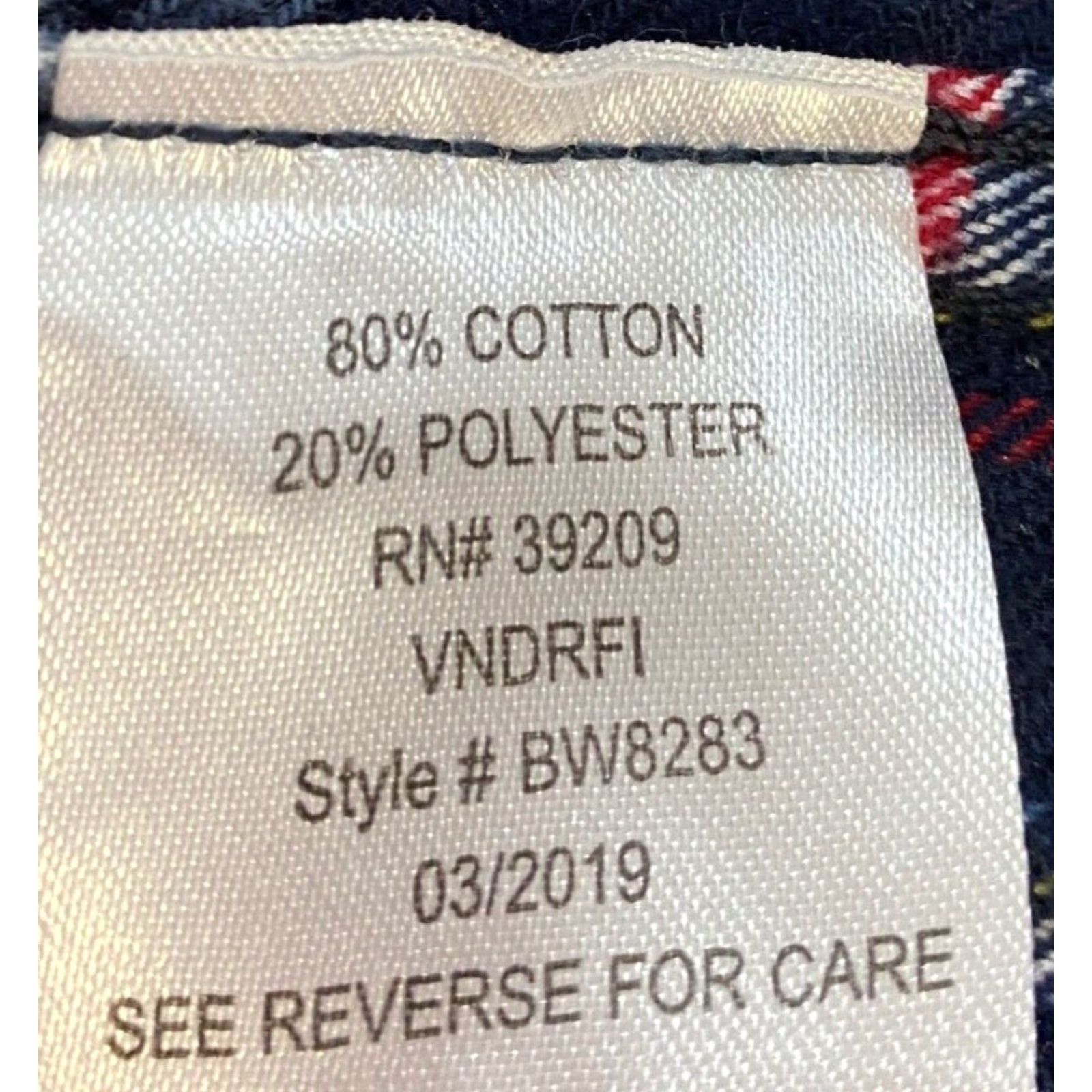 Burnside Burnside Shirt Mens Large Western Blue Plaid Flannel Long Sleeve Pockets Shirt Mens Large Blue Plaid Western Flannel Button-Up Burnside Size US L / EU 52-54 / 3 - 3 Thumbnail