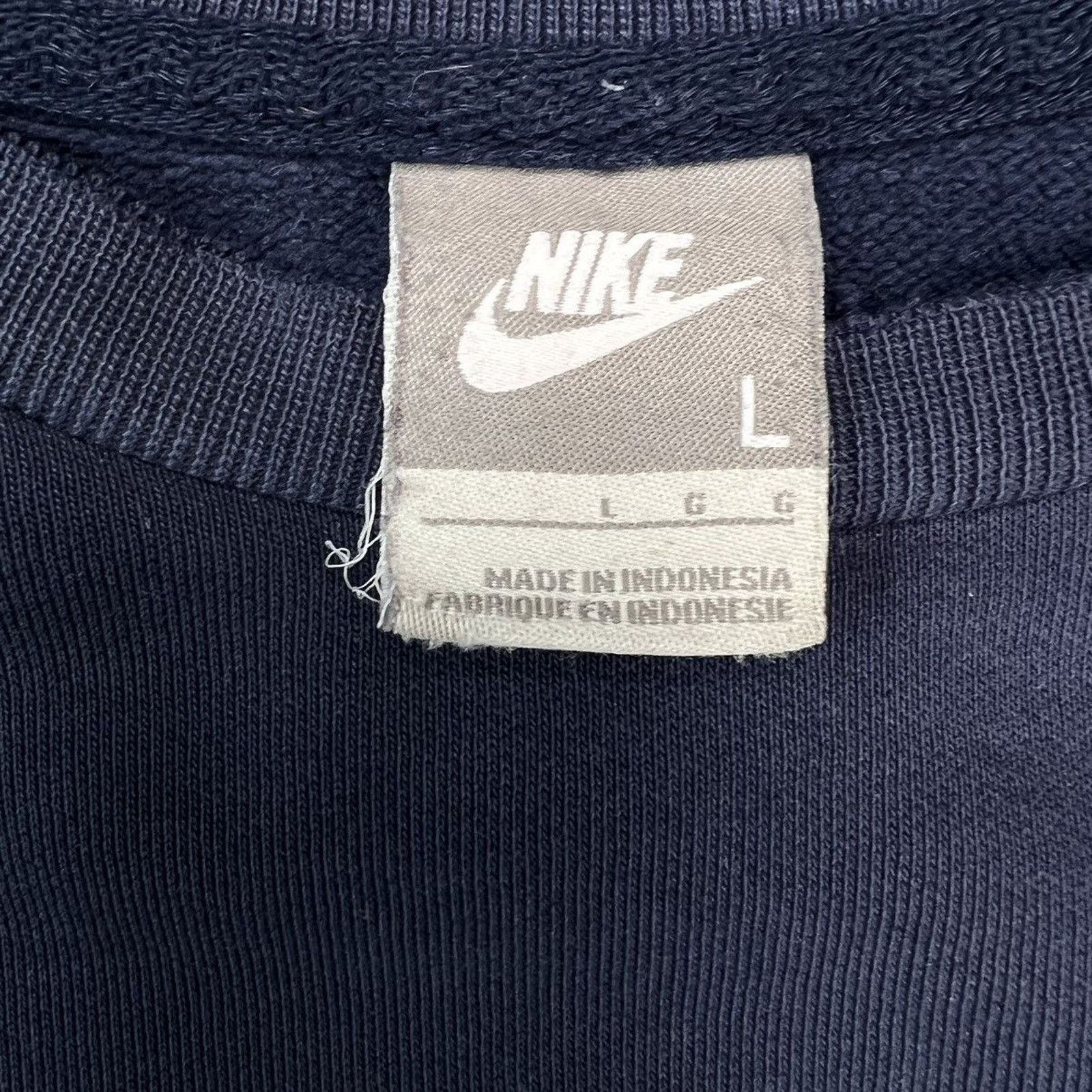 Nike × Vintage Nike Sportswear Sweatshirt Swoosh Distress Pullover Crewneck Size US L / EU 52-54 / 3 - 6 Thumbnail