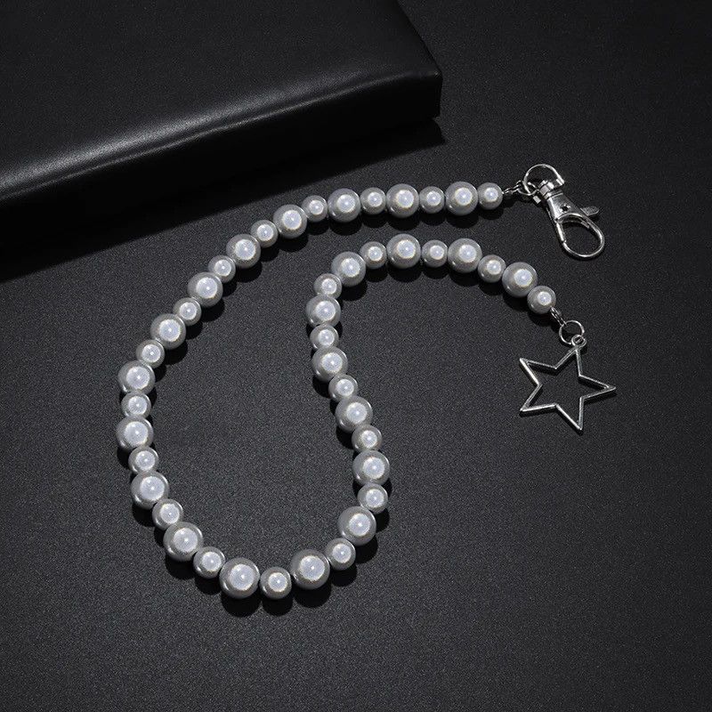 Jewelry Pearl Beads Chain Star Size ONE SIZE - 1 Thumbnail