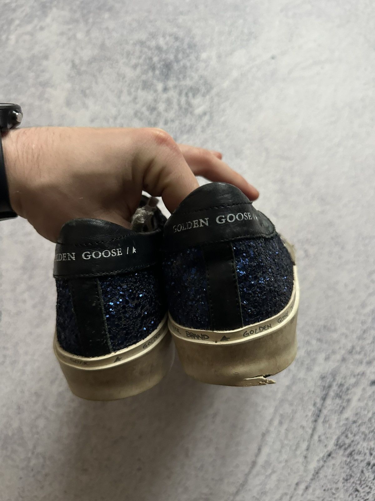 Golden Goose Golden Goose Glitter Colorblock Pattern Sneakers Size US 8 / IT 38 - 8 Thumbnail