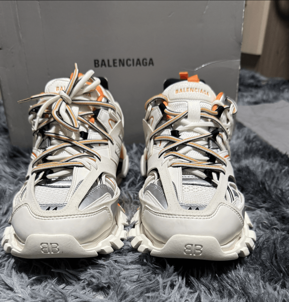 Balenciaga Balenciaga Track Sneaker 'White Orange' Size US 11 / EU 44 - 1 Thumbnail