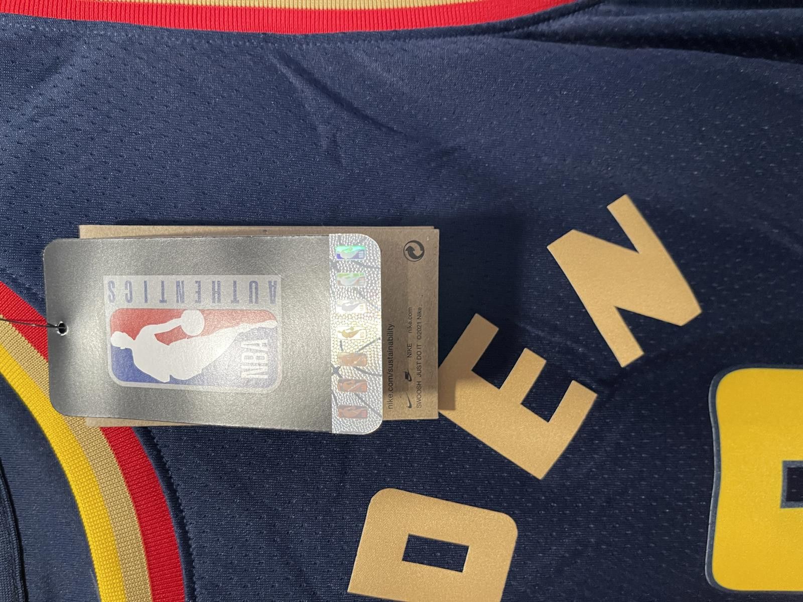 Nike Golden State Warriors Stephen Curry #30 NBA Basketball Swing Size ONE SIZE - 4 Thumbnail