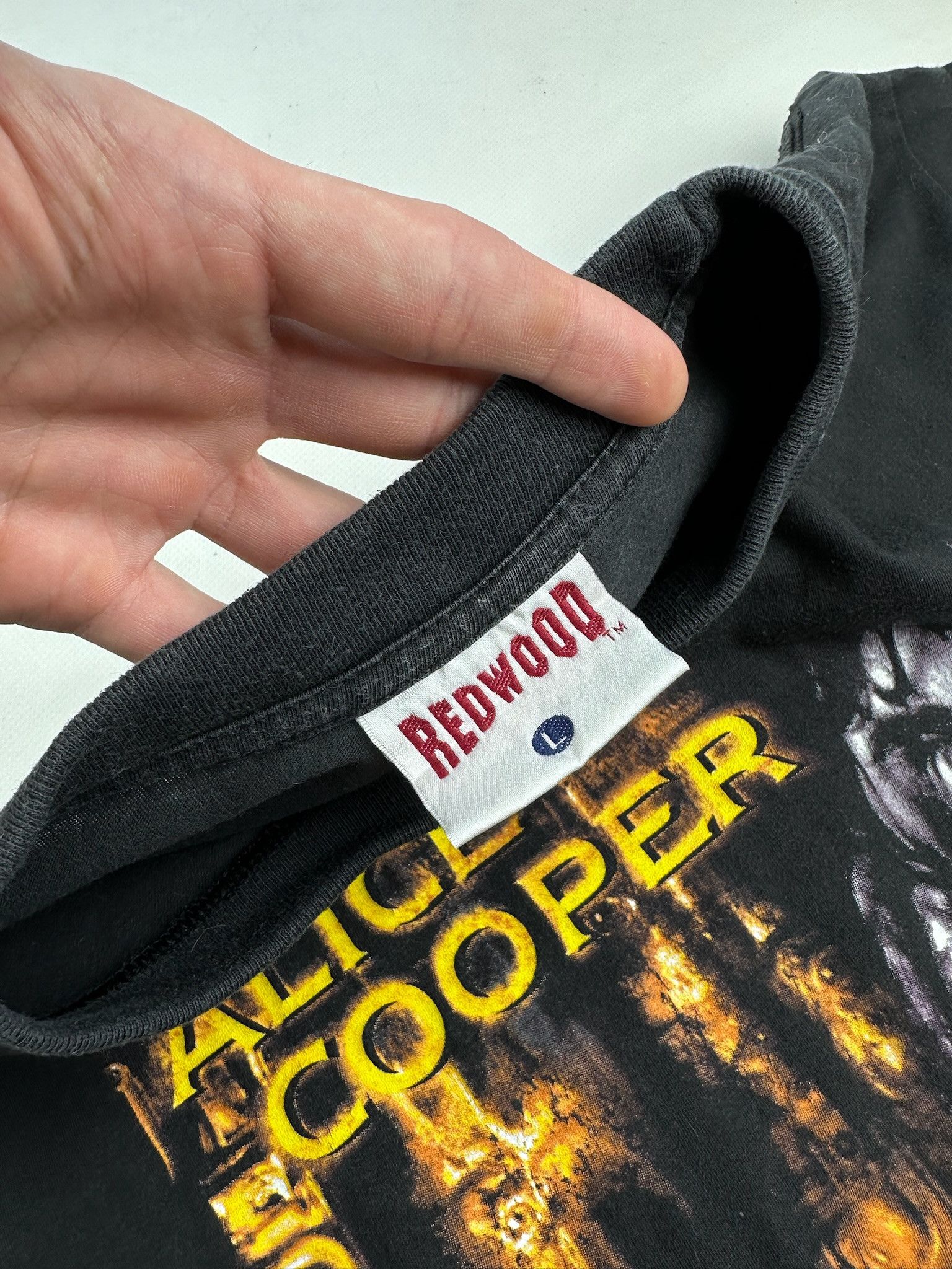 Band Tees Alice Cooper Vintage tee Band Skulls Dead Face Horror Tshirt Size US L / EU 52-54 / 3 - 6 Thumbnail