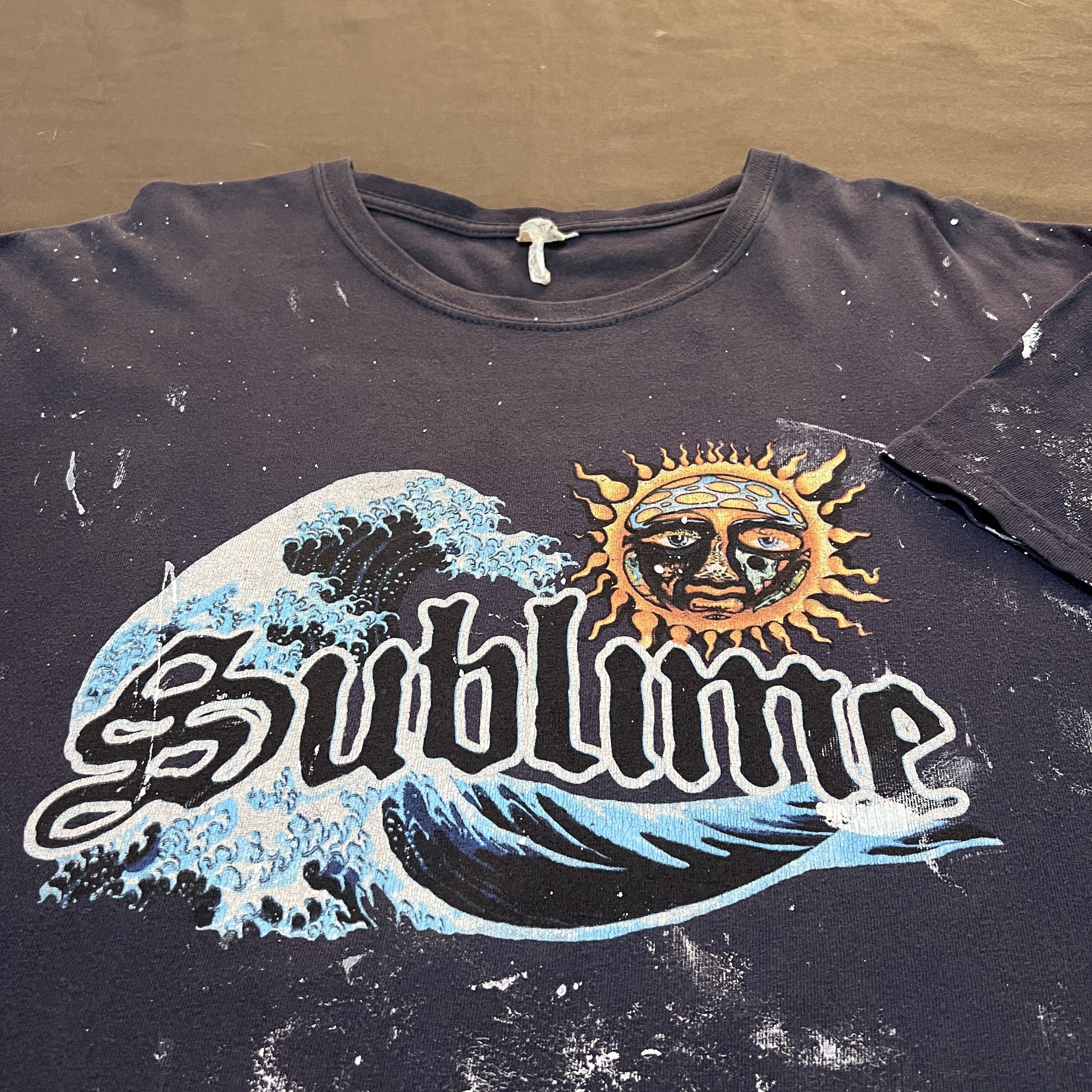 Band Tees Vintage Y2K Sublime Skunk Records Tee Thrashed Distressed Size US XL / EU 56 / 4 - 4 Thumbnail