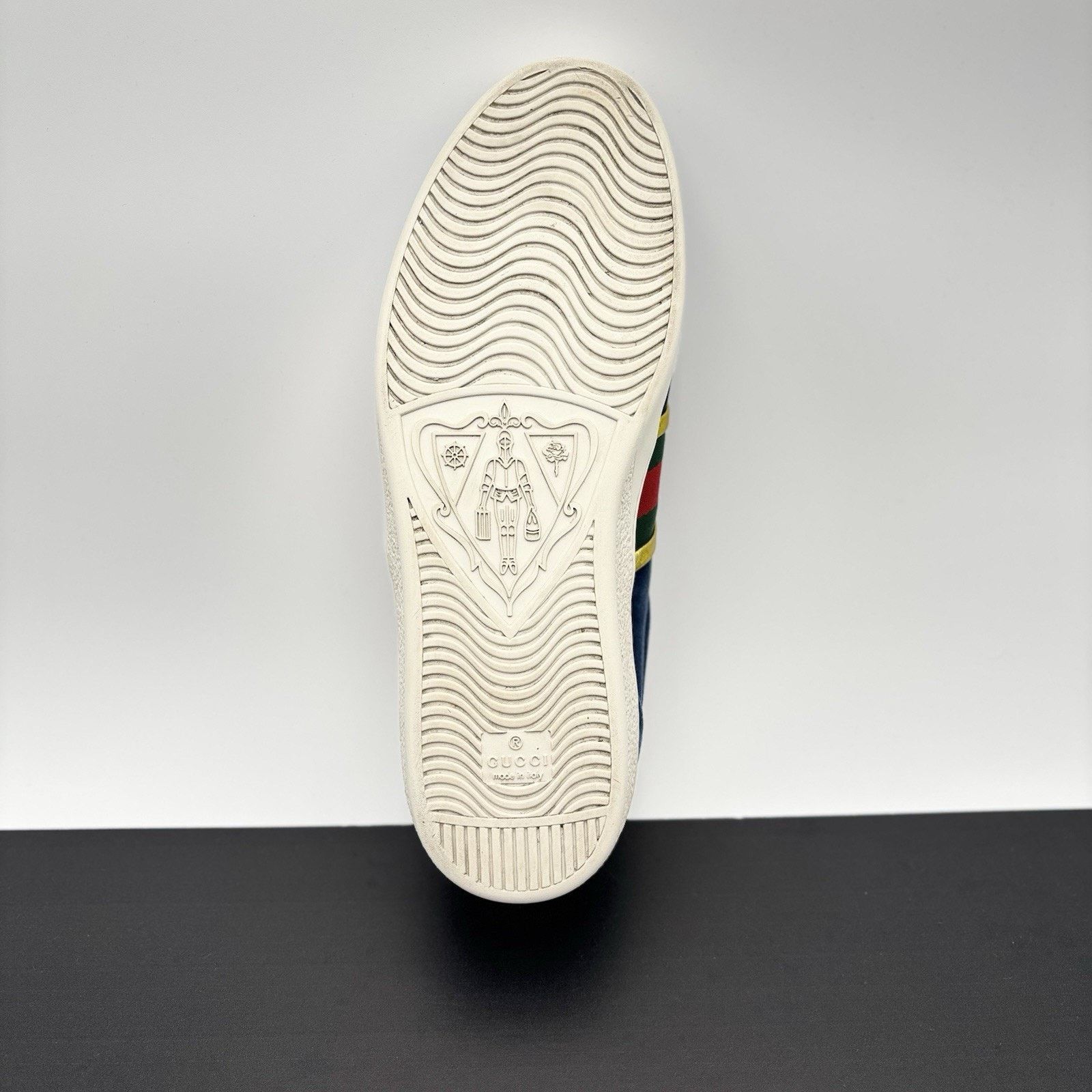 Gucci Gucci Ace ‘ Velvet Blue ‘ | GOOD CONDITION! Size US 9.5 / EU 42-43 - 8 Thumbnail