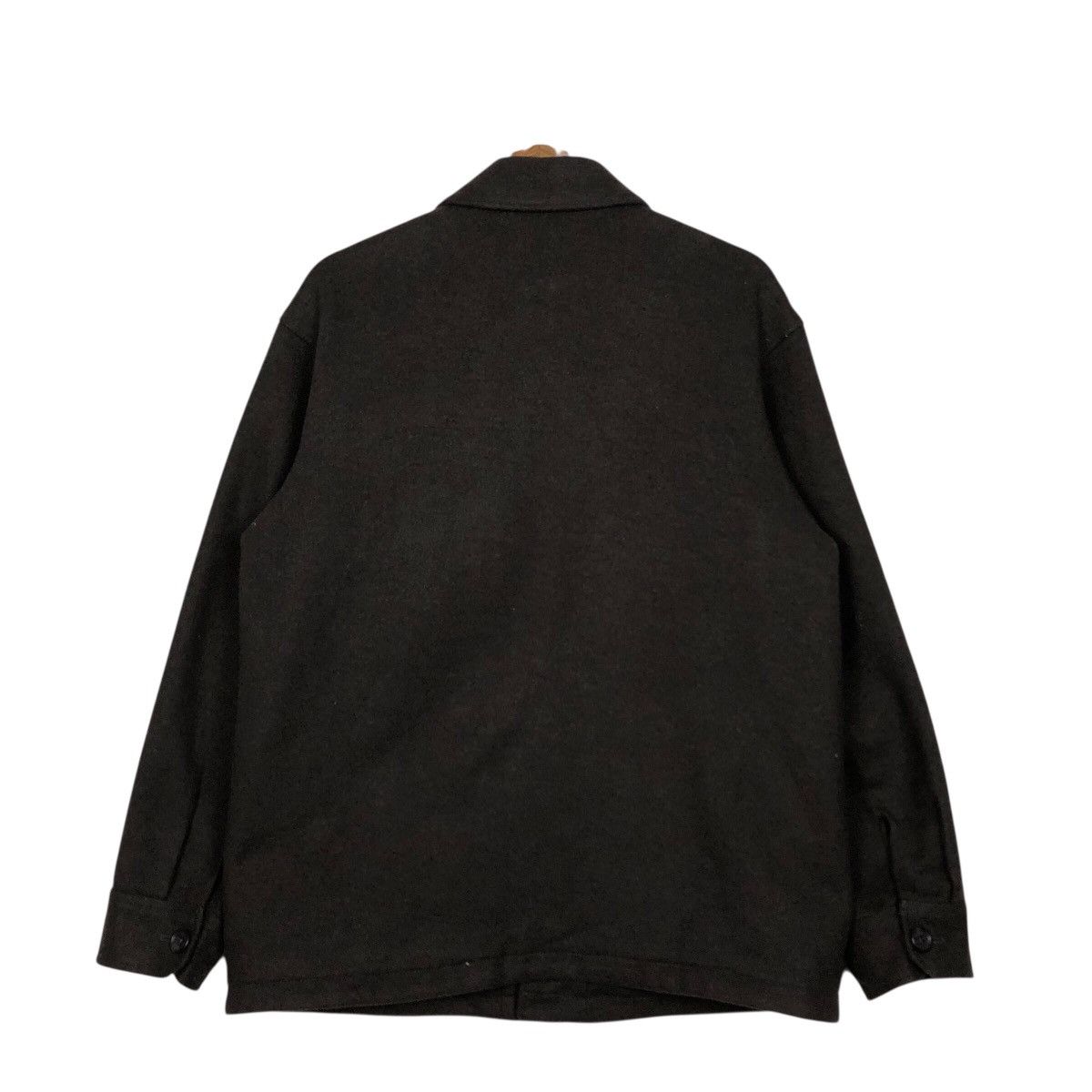 Japanese Brand Vintage Uniqlo Dark Brown Work Jacket Utility Issey Miyake Size US M / EU 48-50 / 2 - 9 Thumbnail